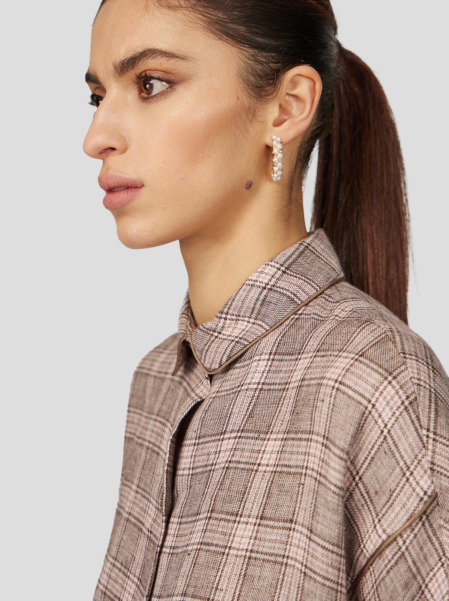 Tasman Shirt in Soft Jute Fabric