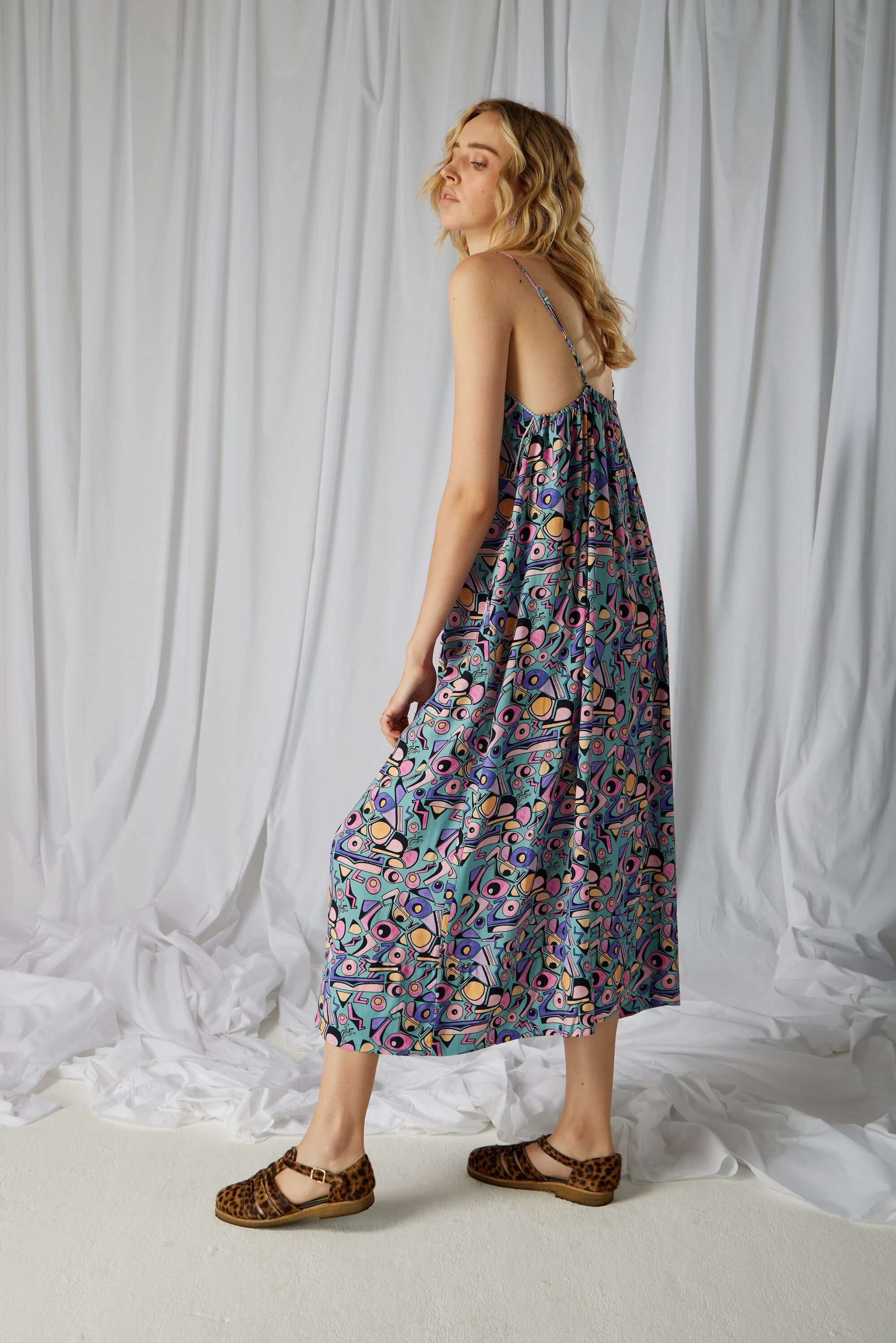 Robe Rita en imprimé Miami