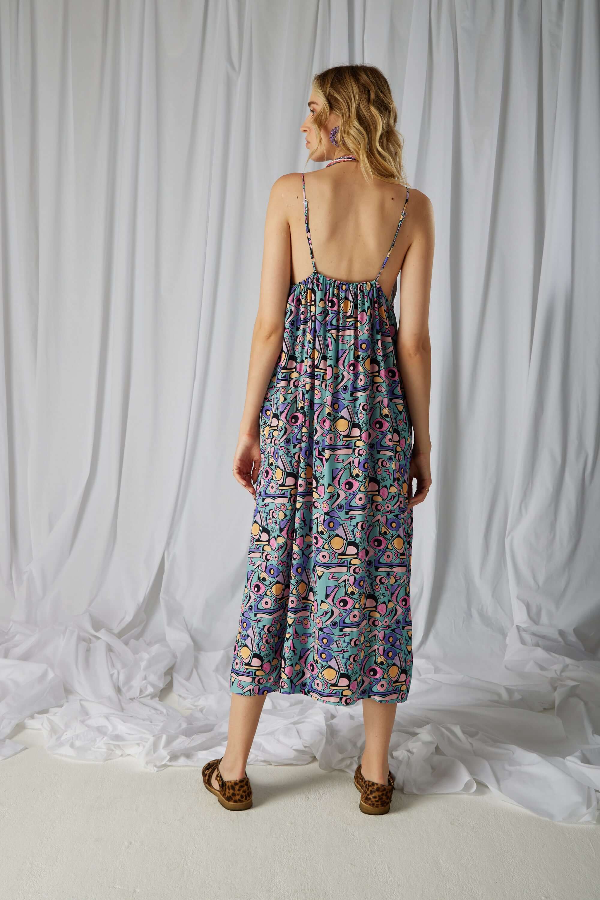Robe Rita en imprimé Miami