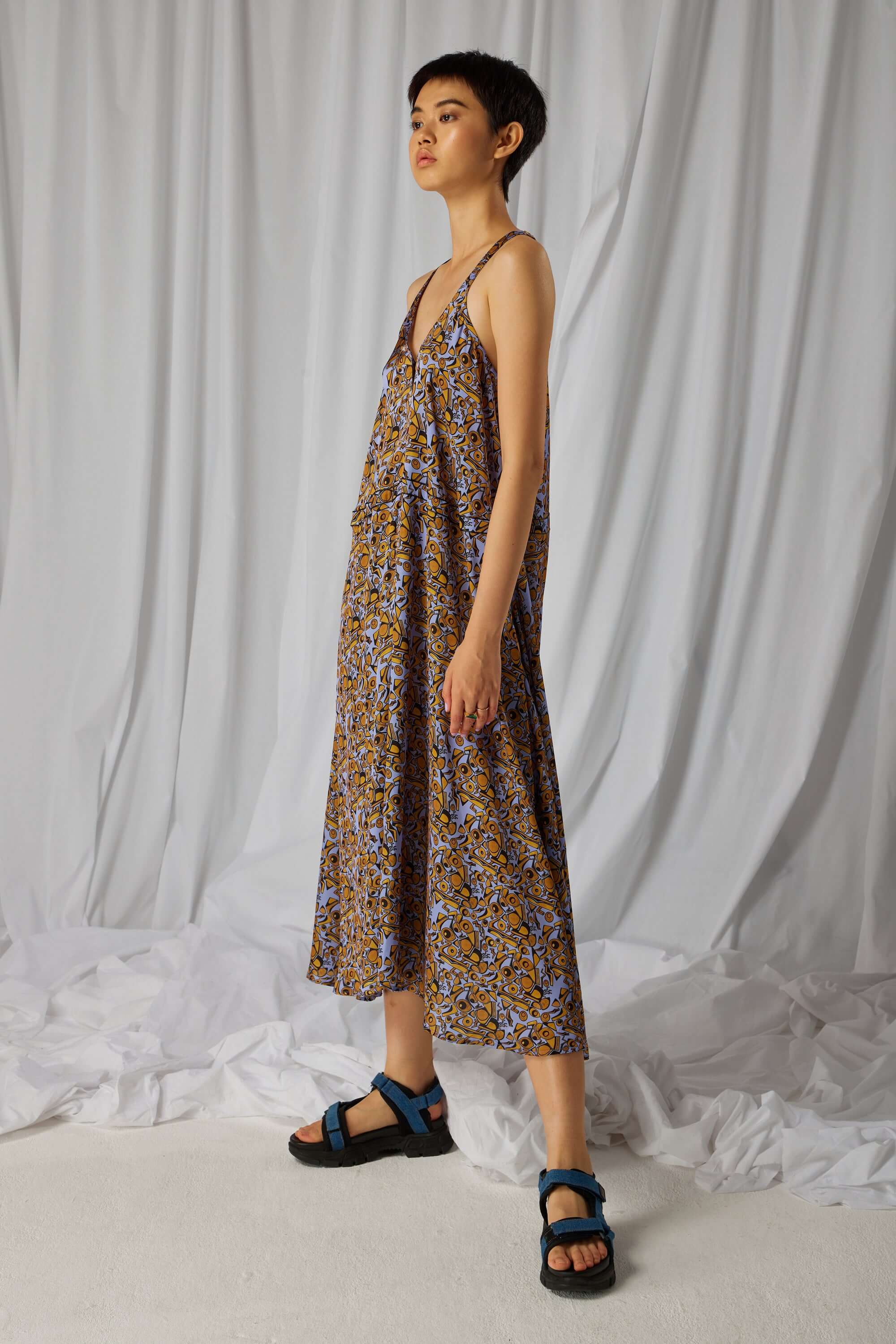Robe Java en imprimé Art Déco