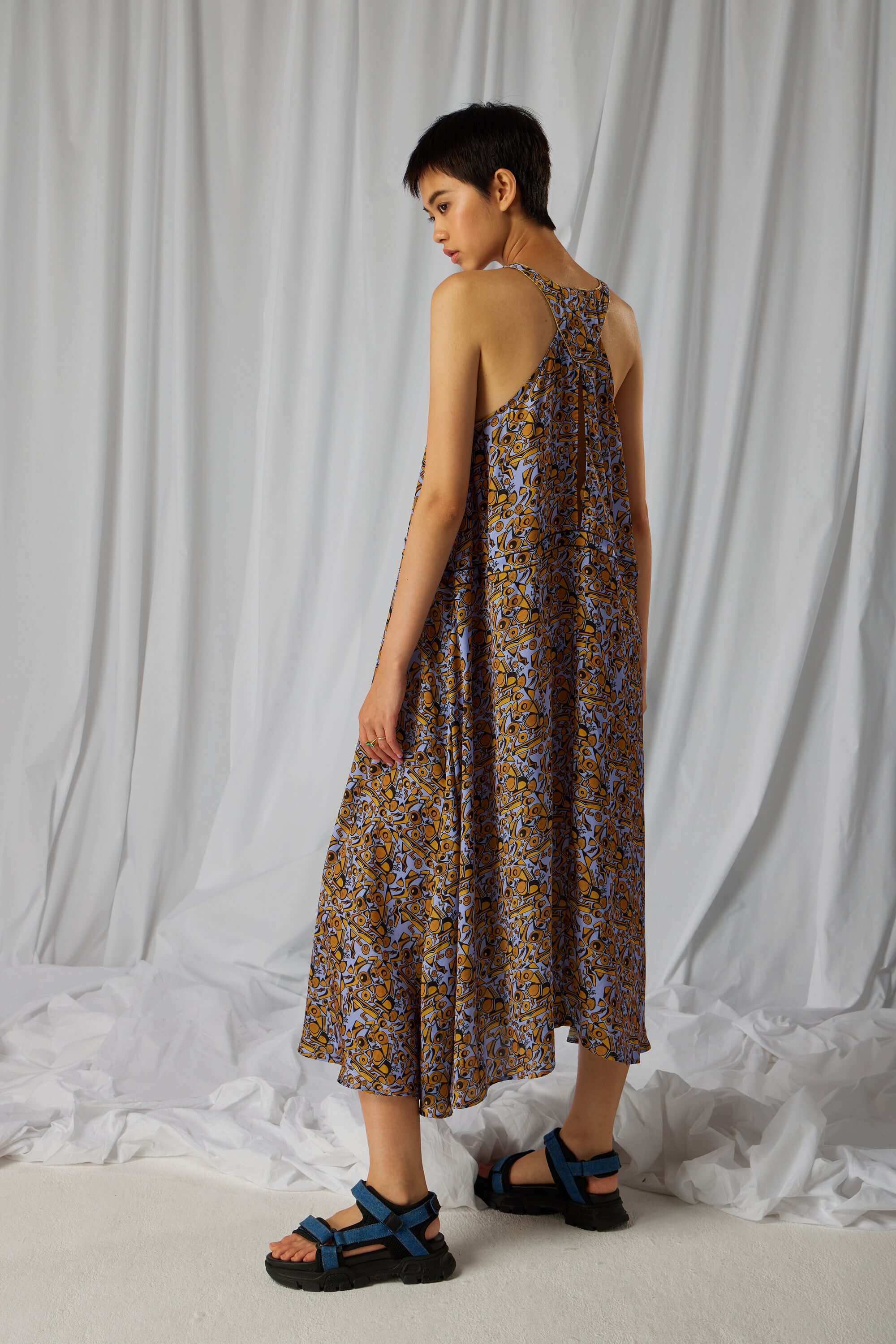 Robe Java en imprimé Art Déco