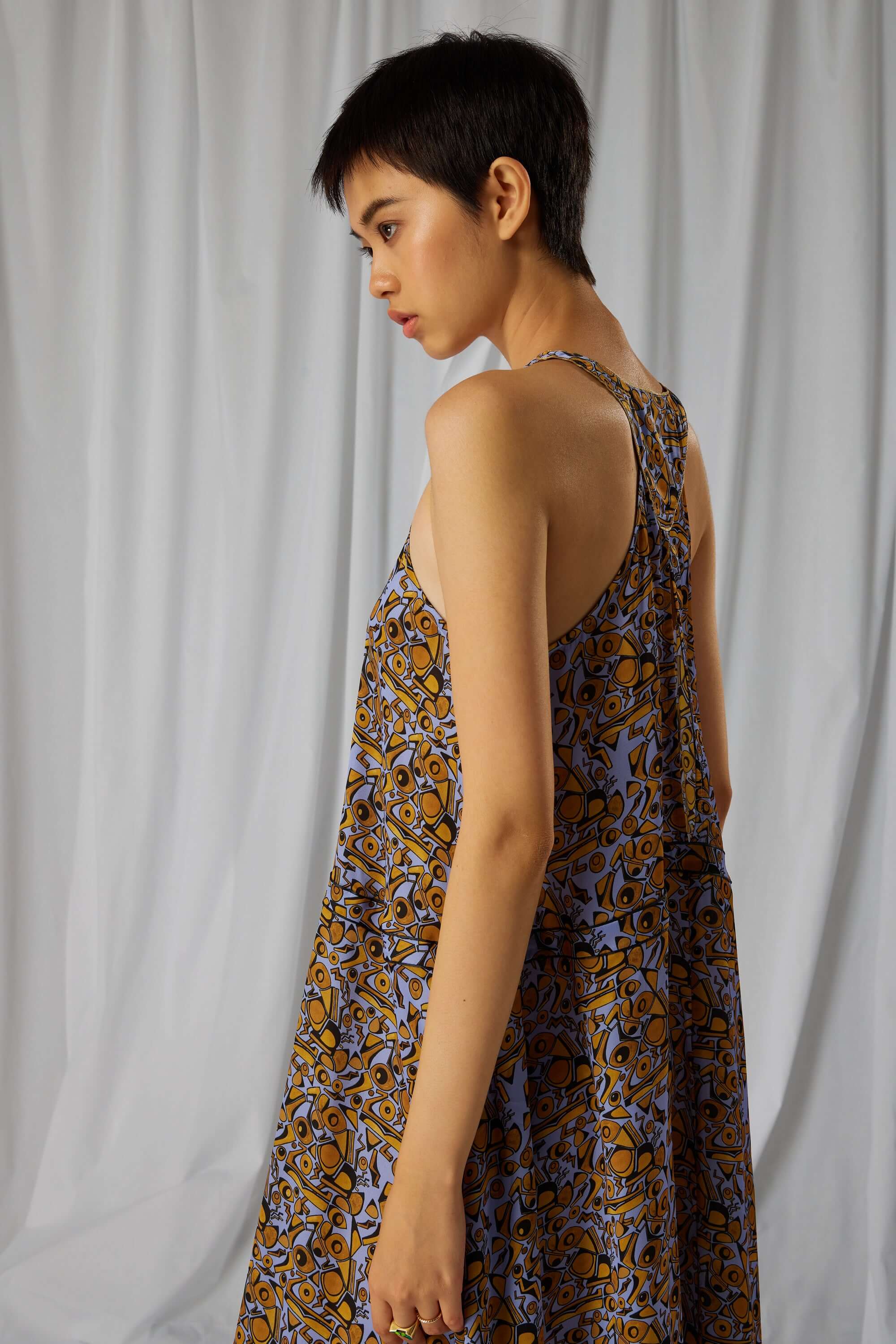 Robe Java en imprimé Art Déco