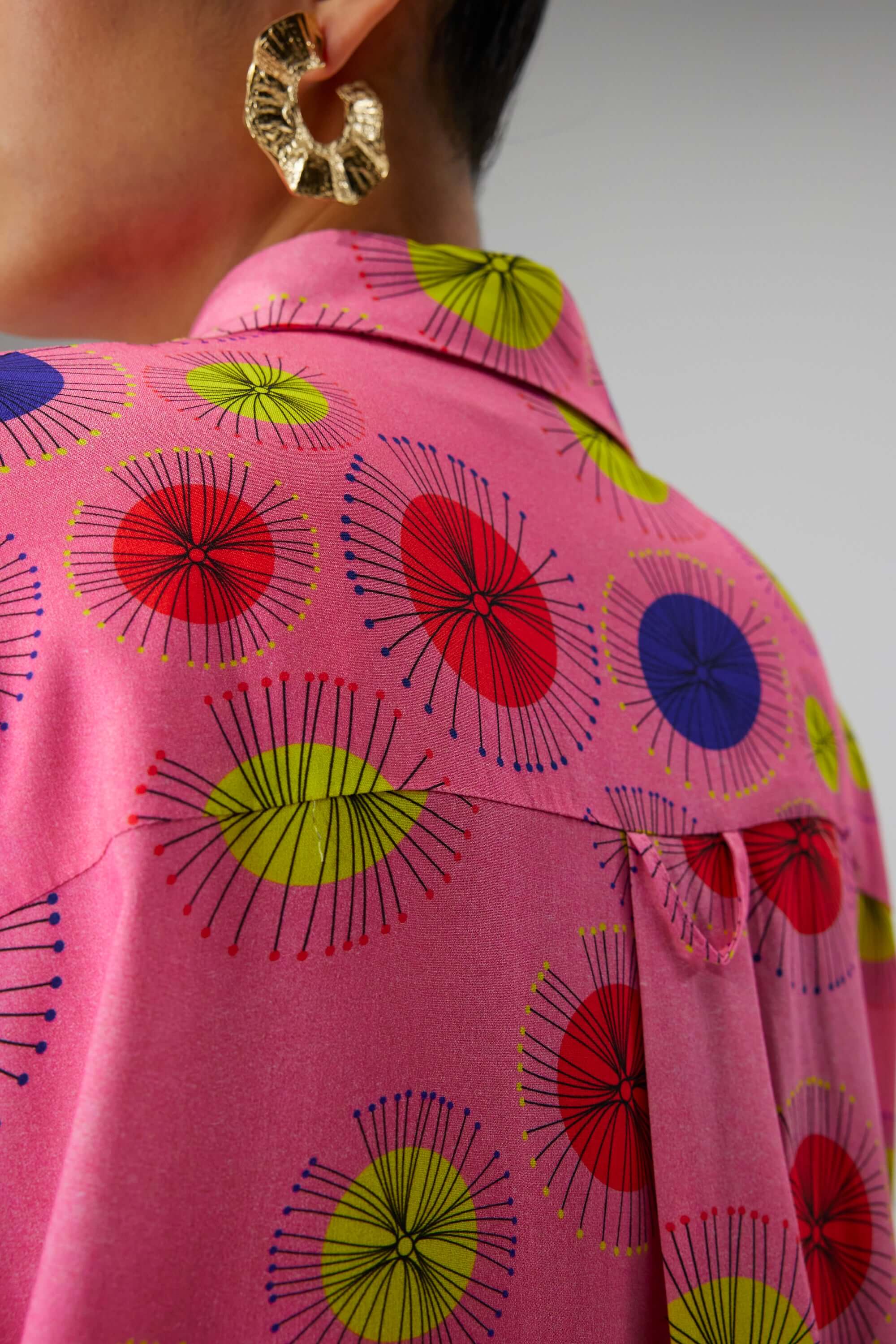 Astrée shirt in Urchin print
