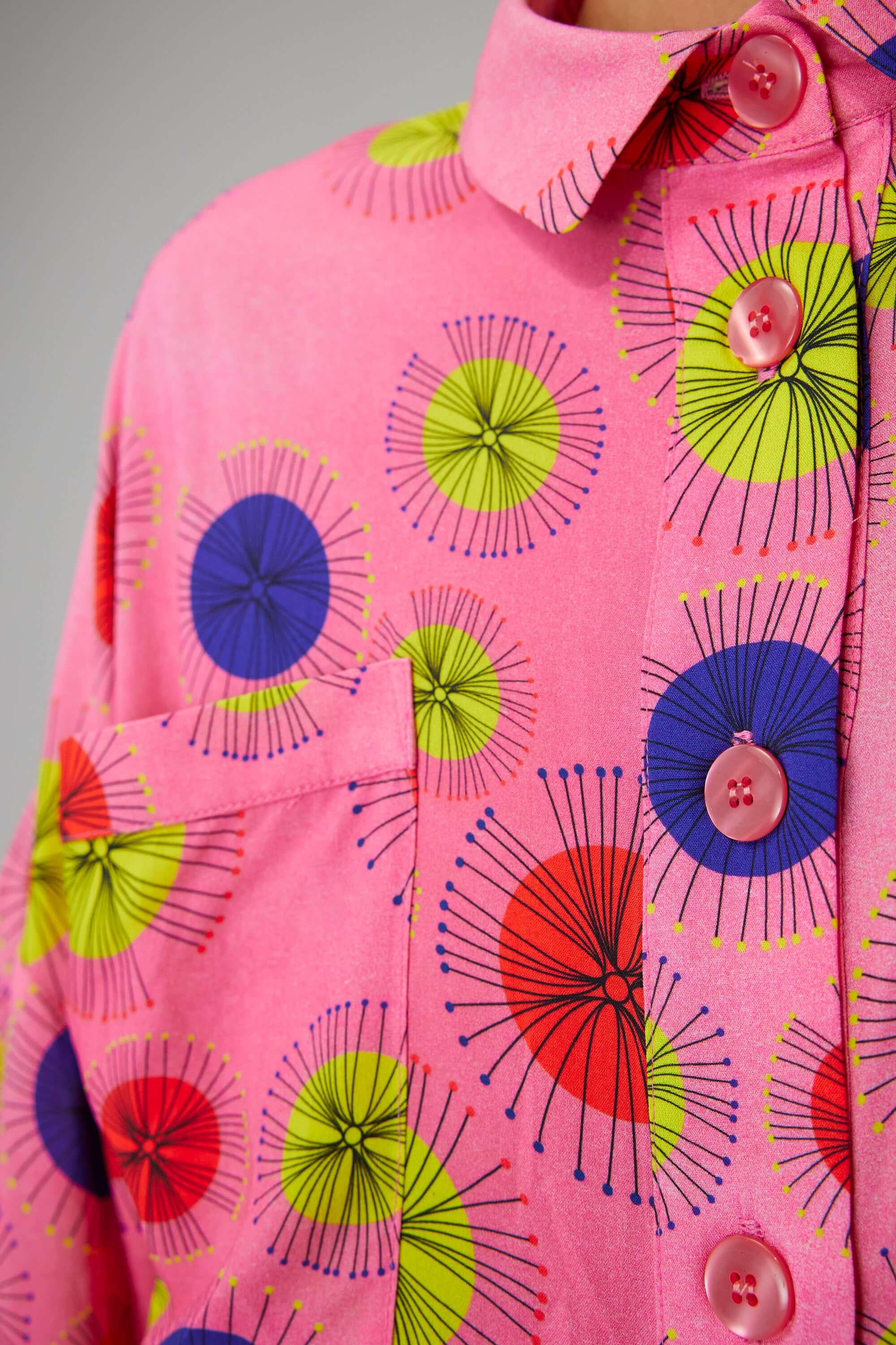 Astrée shirt in Urchin print