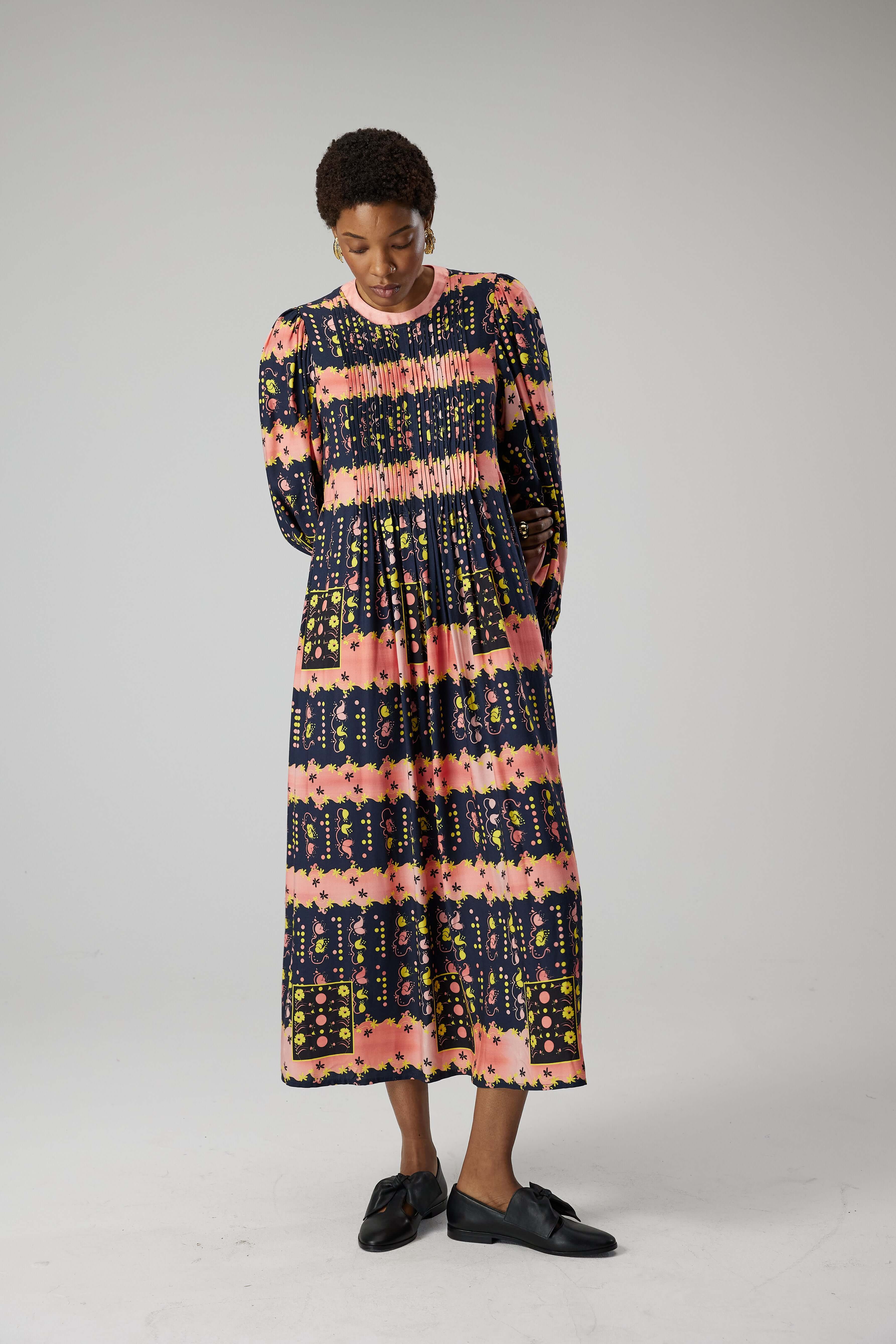 Robe Thelma en imprimé Esotérique