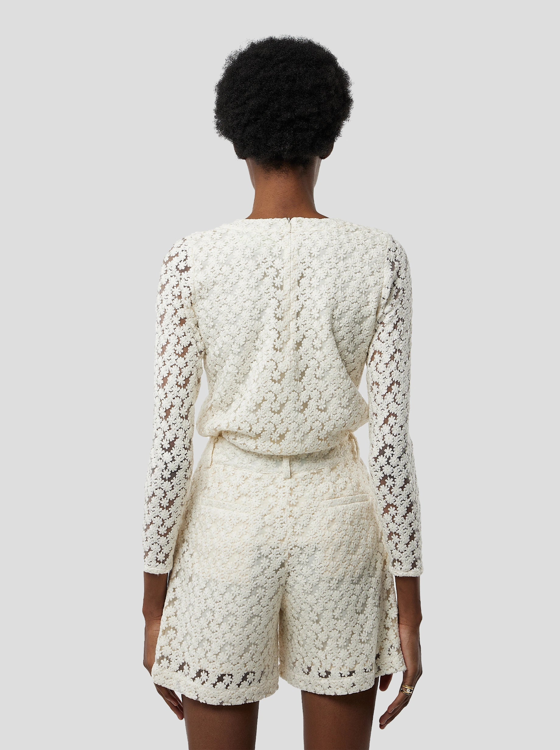 Beckett Short in Albatre Lace