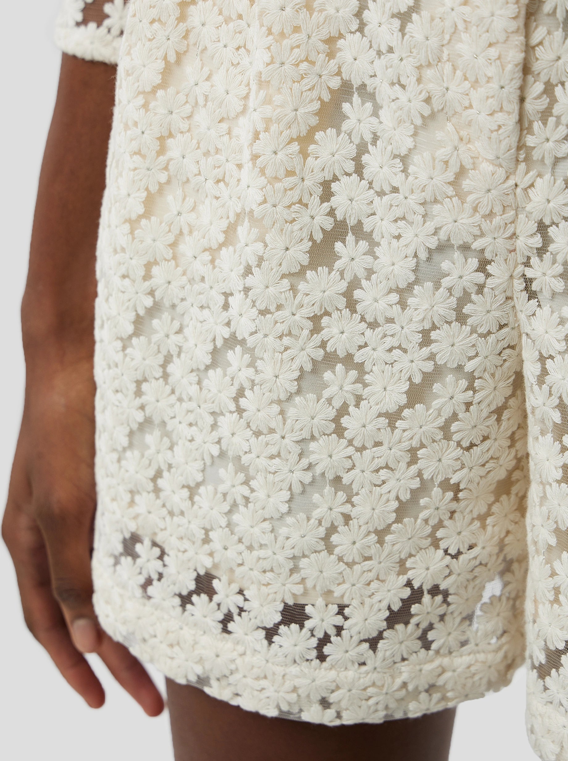 Beckett Short in Albatre Lace