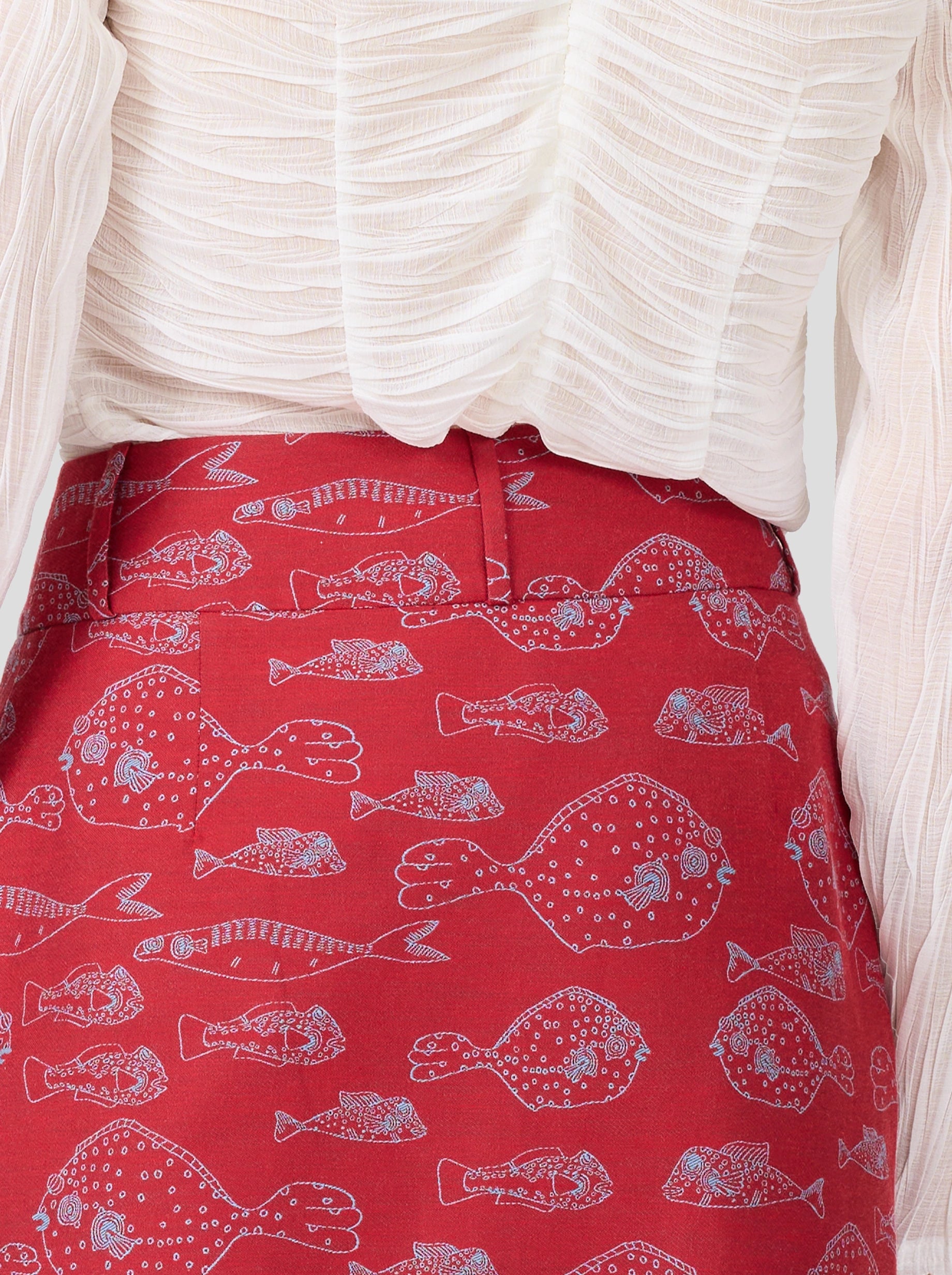 Bill Skirt in Fish Tank Weave