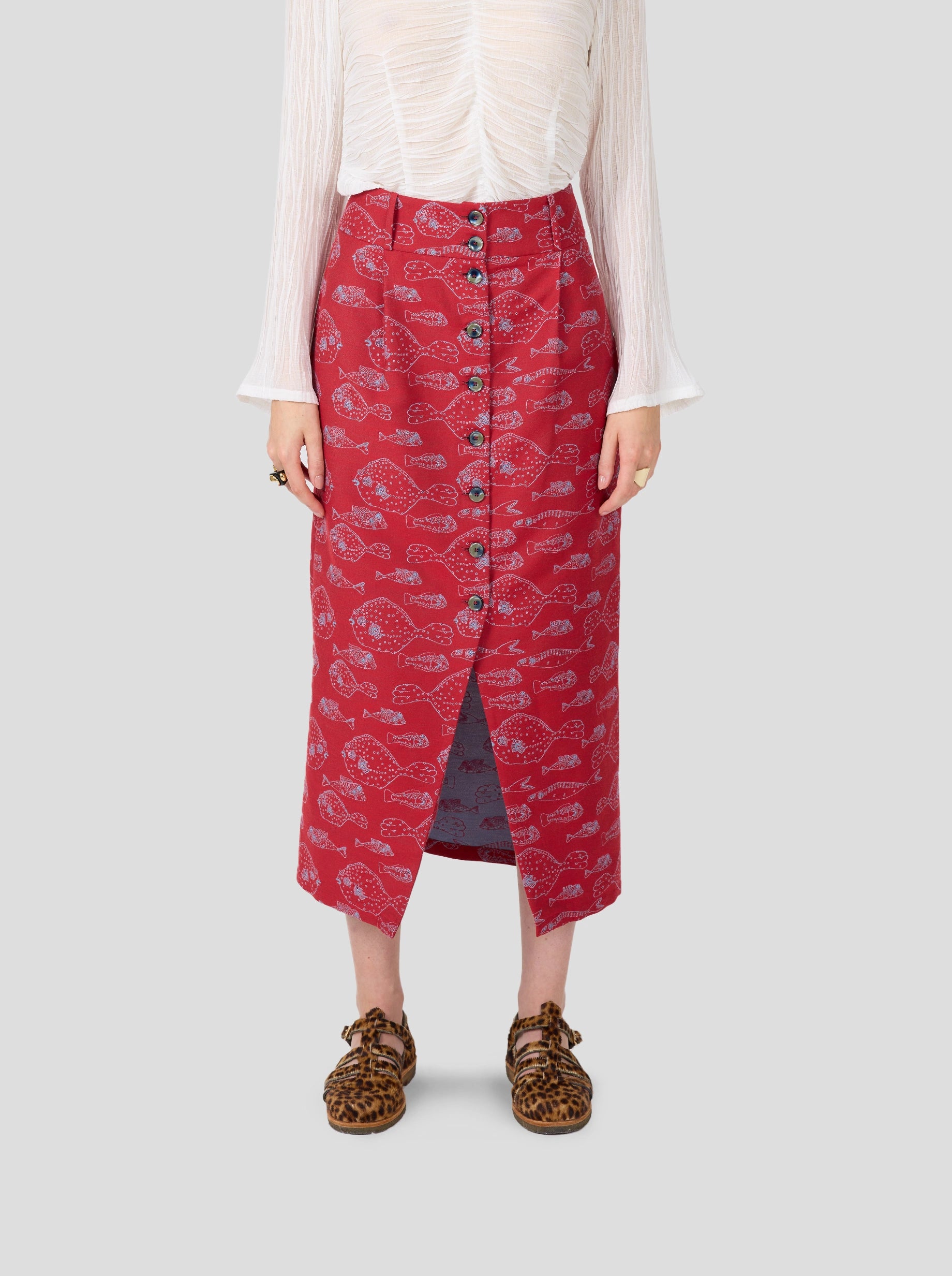 Bill Skirt in Fish Tank Weave