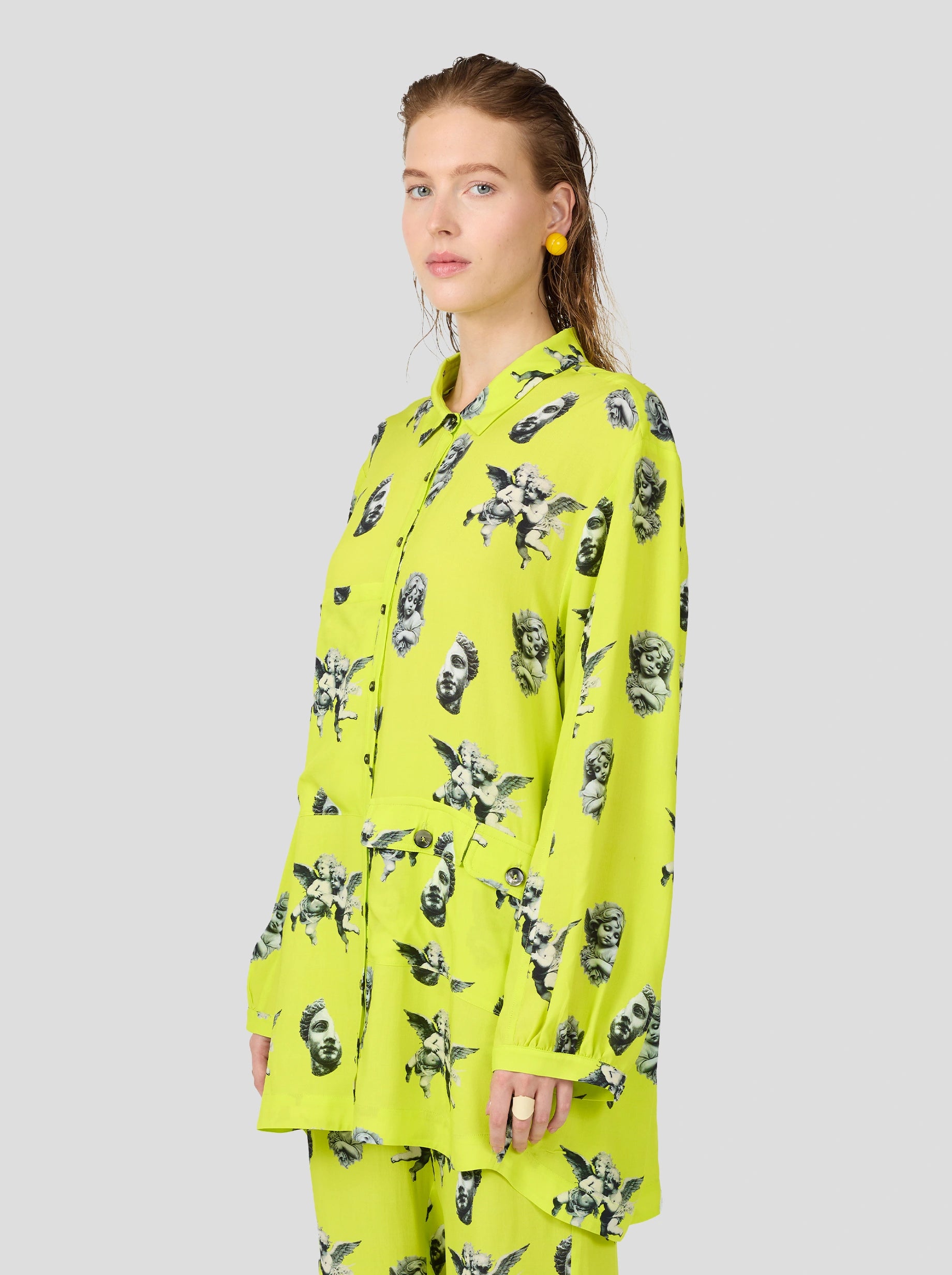 Buffalo Shirt in Angels Print