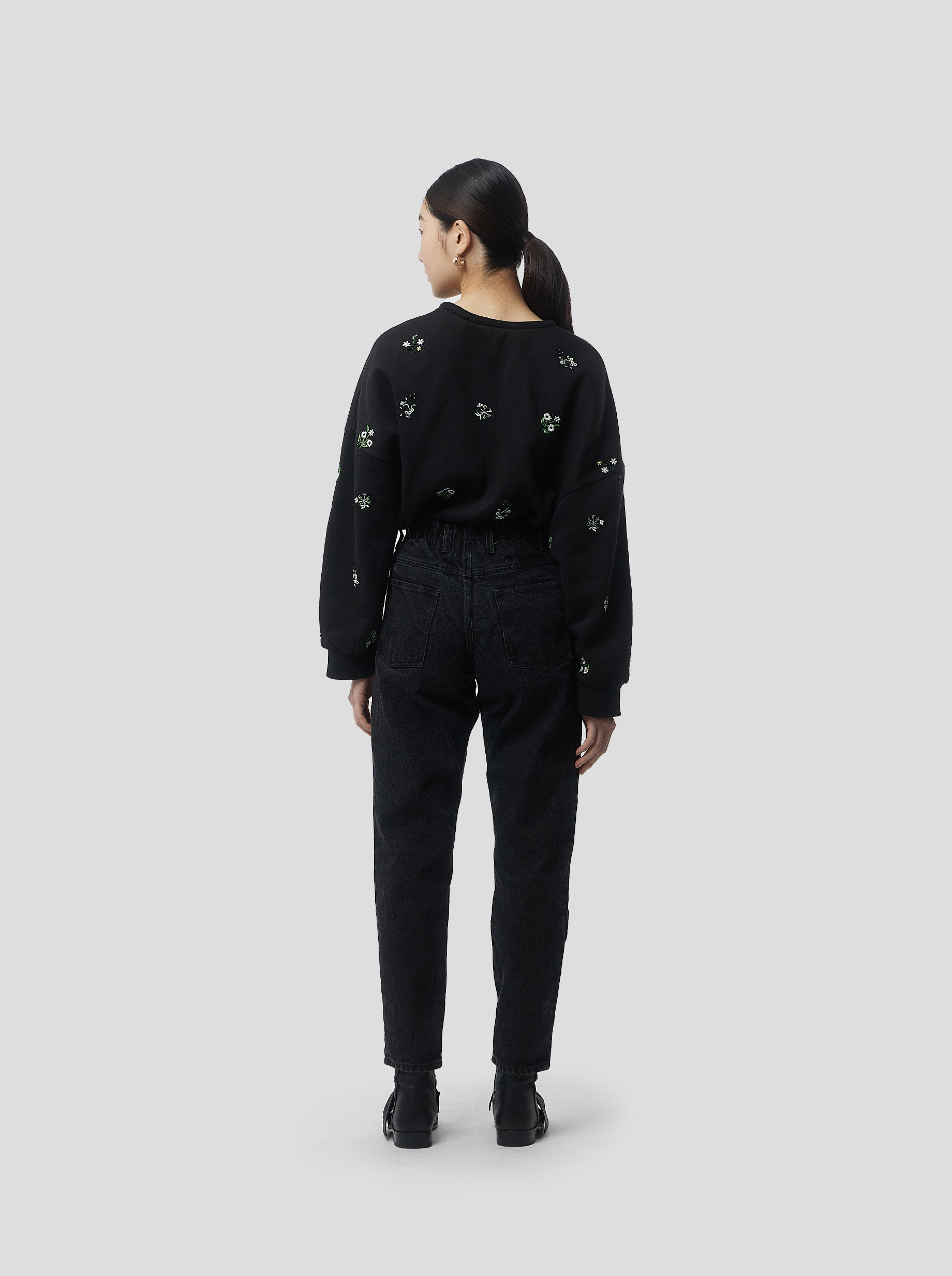 Bean pants in Black denim