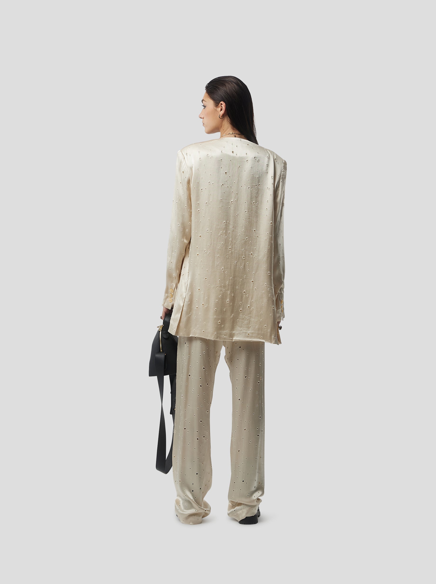 Teen Blazer in Saboté Moon Voile