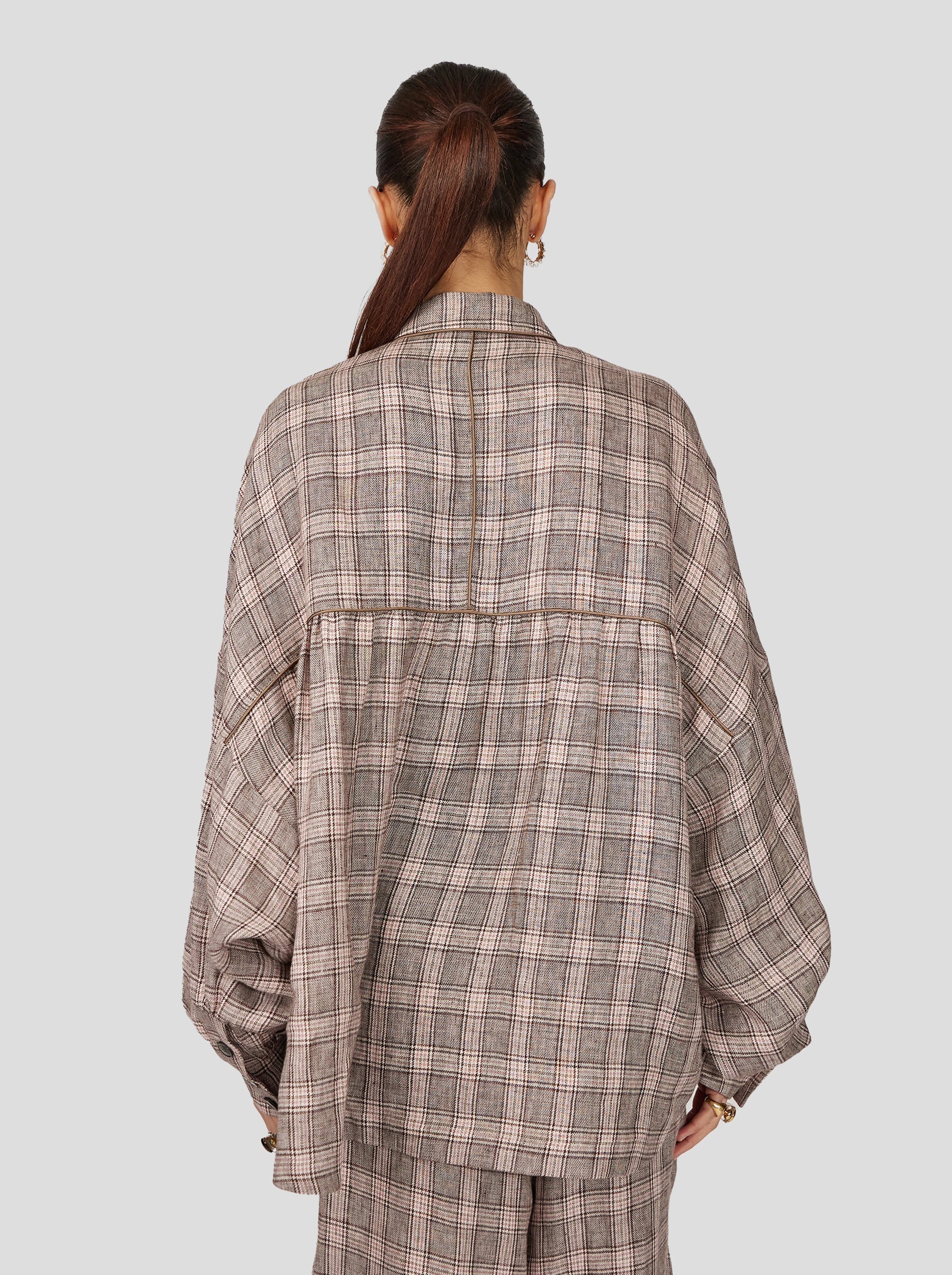 Tasman Shirt in Soft Jute Fabric