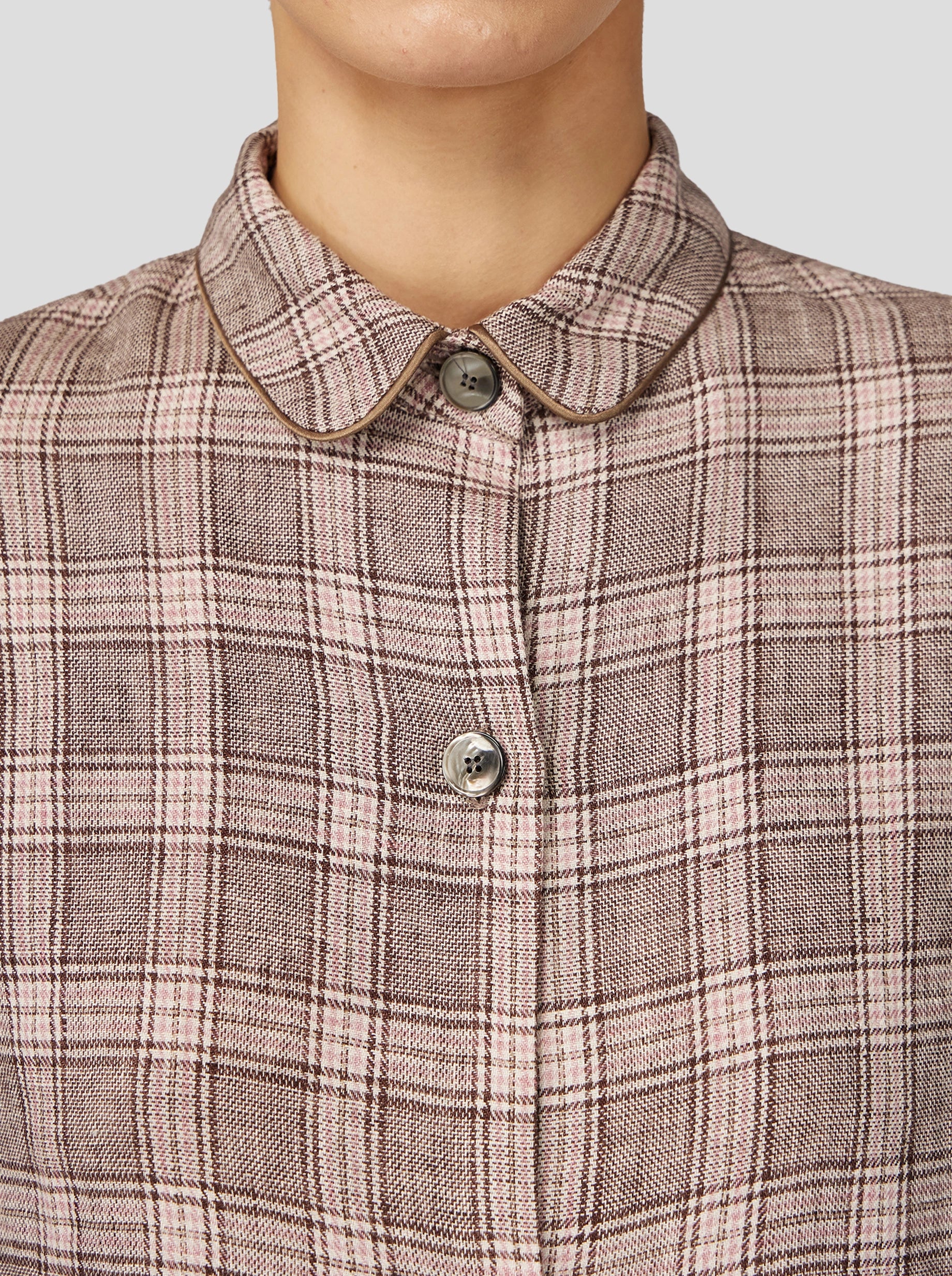 Tasman Shirt in Soft Jute Fabric