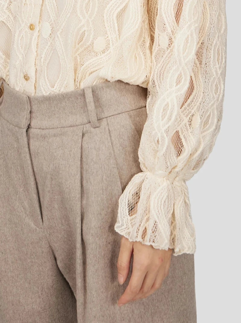 Gabriel Pants in Cold Mole Flanelle