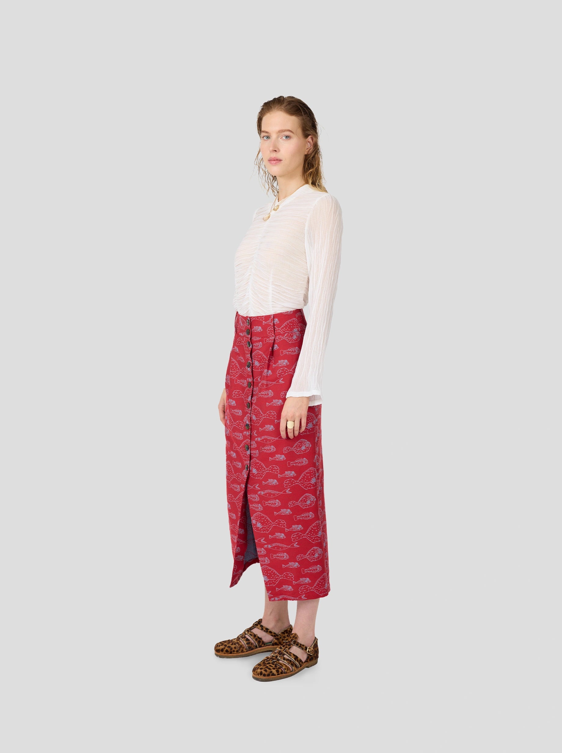 Bill Skirt in Fish Tank Weave