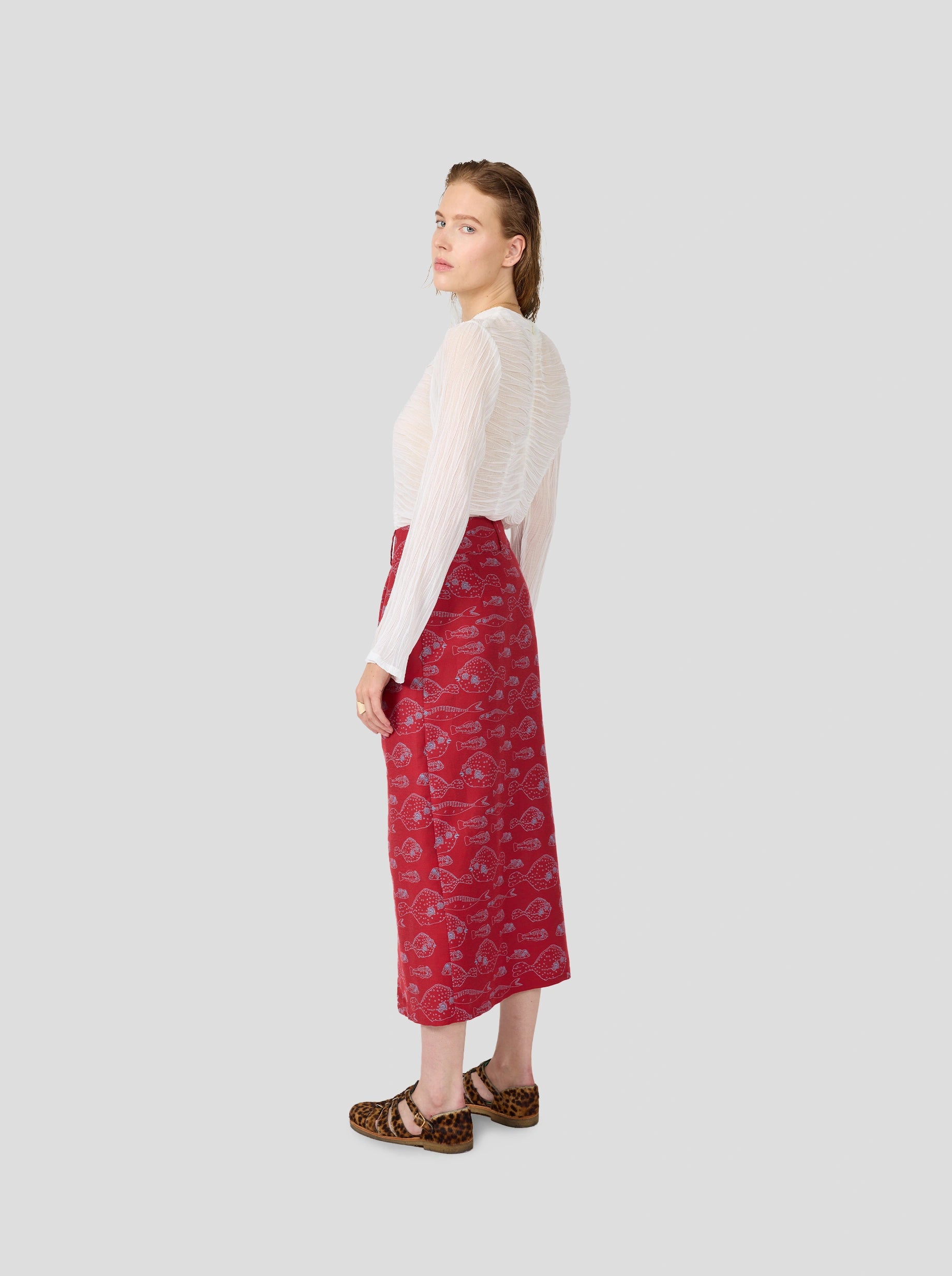 Bill Skirt in Fish Tank Weave