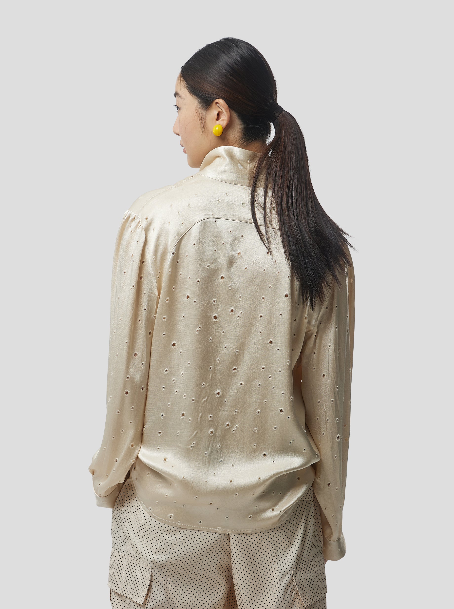 Tokyo Shirt in Saboté Moon Voile