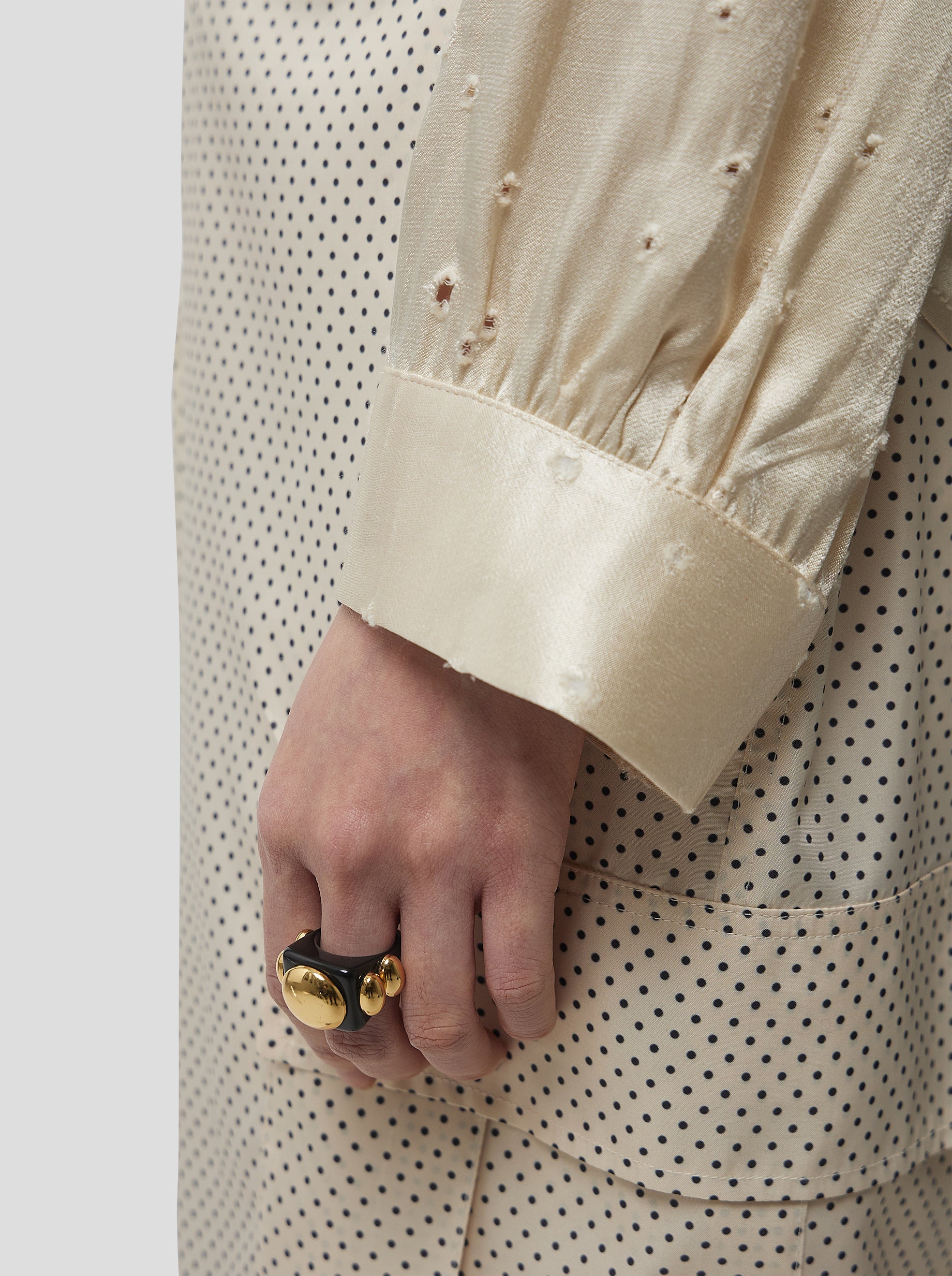 Tokyo Shirt in Saboté Moon Voile