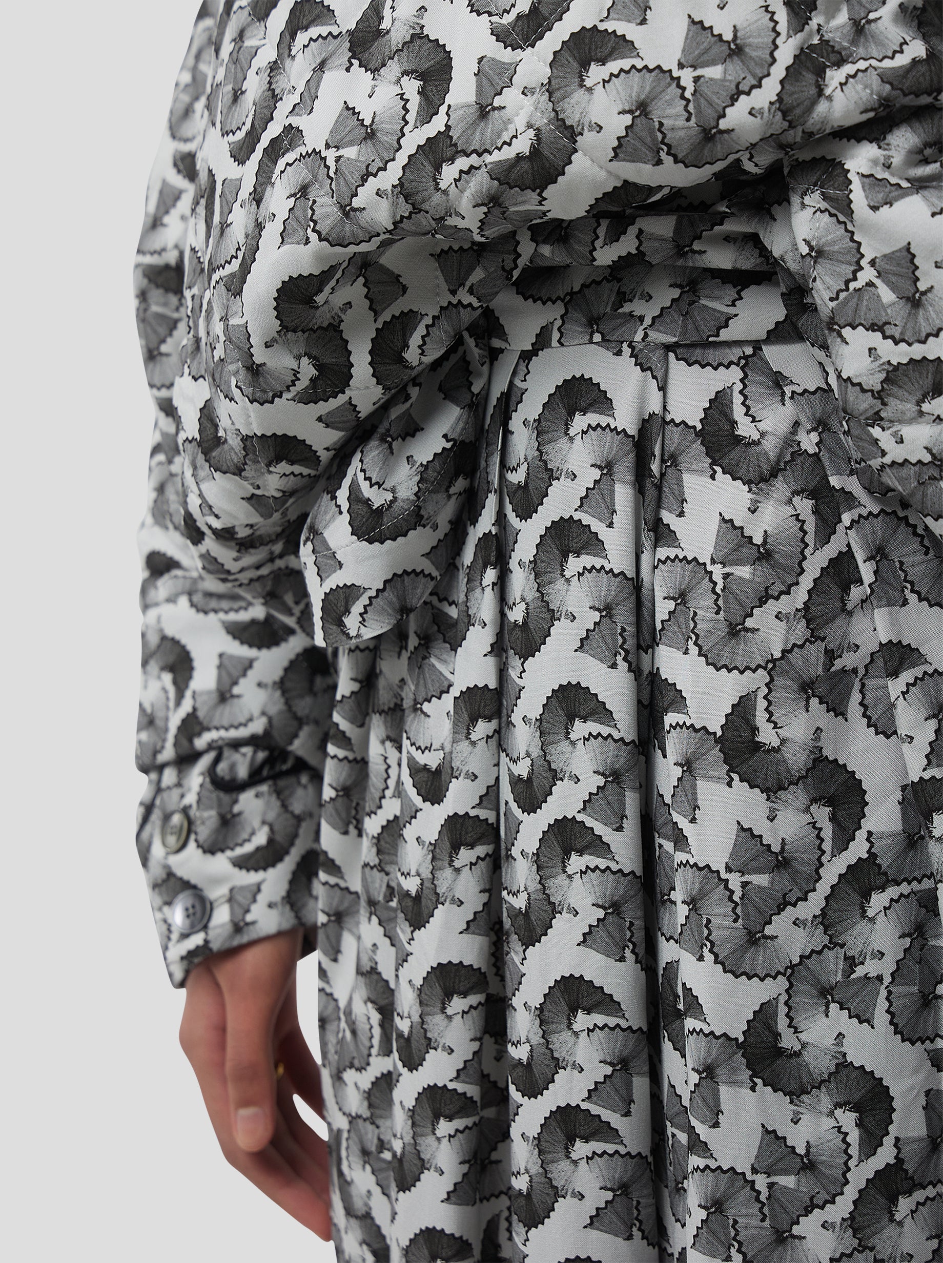 Brooklyn Jumper in Lead shavings print