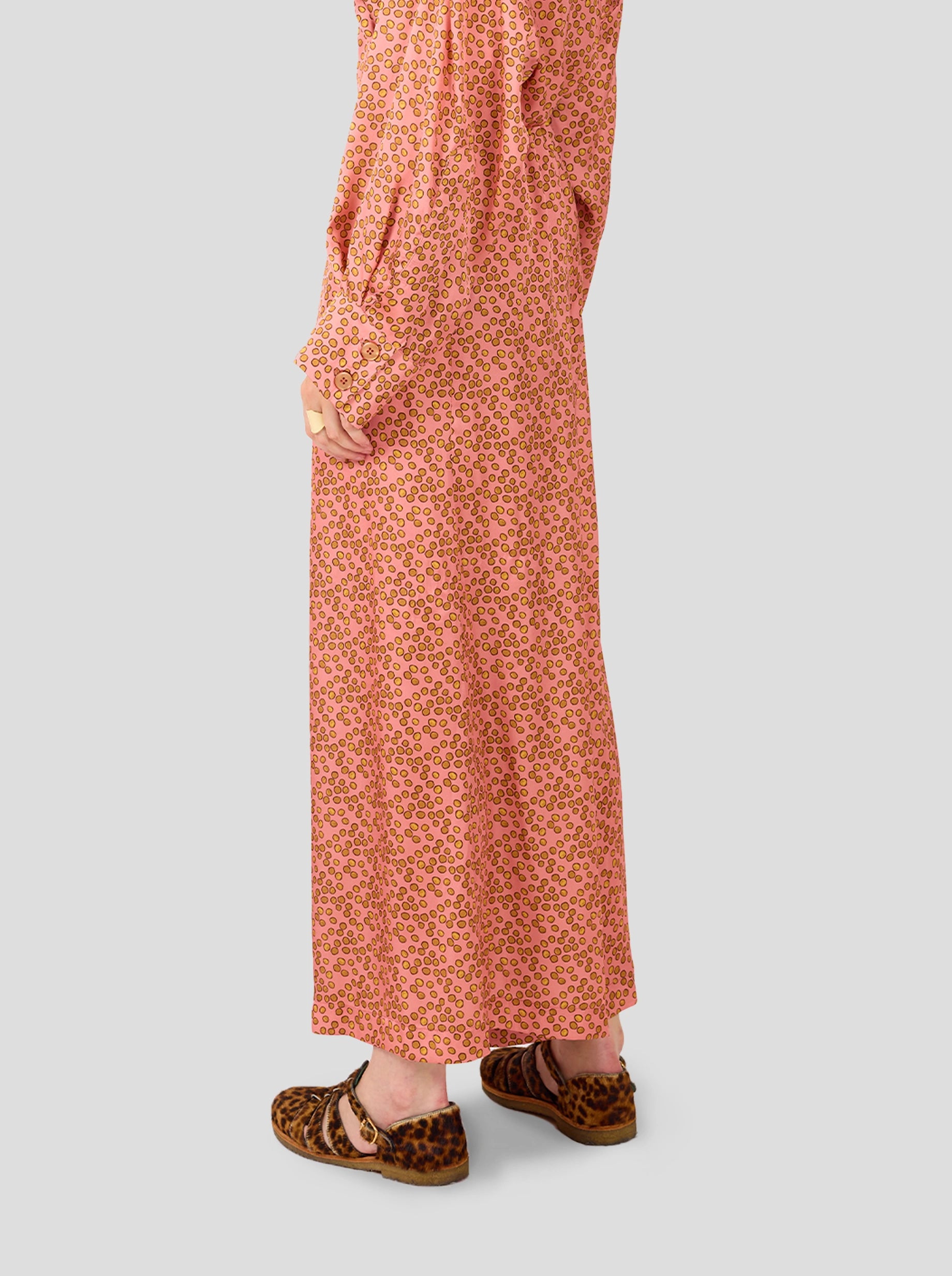 Pantalon Doll en Messy Dots Canyon Clay