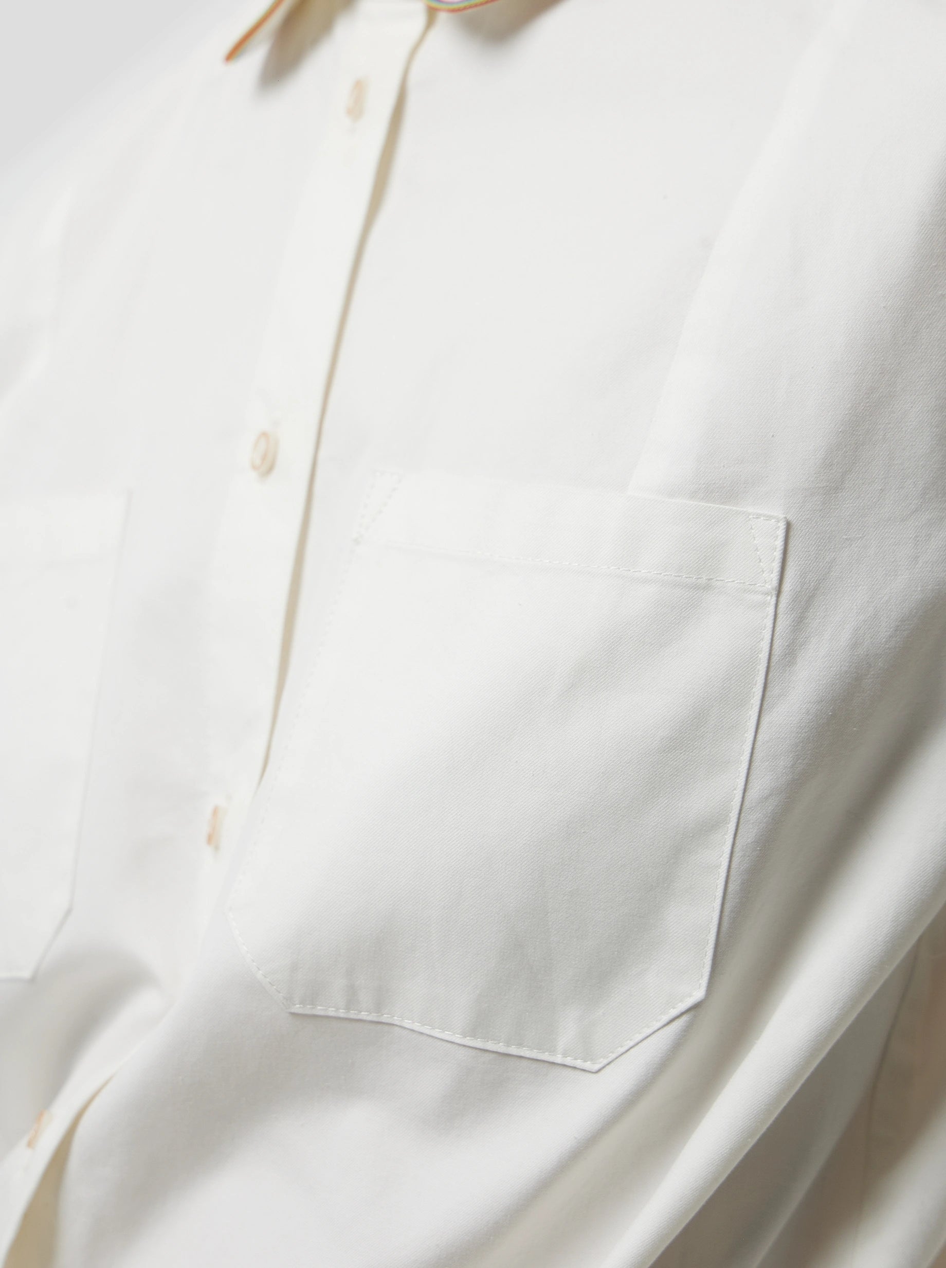 Dori Shirt in White Cotton