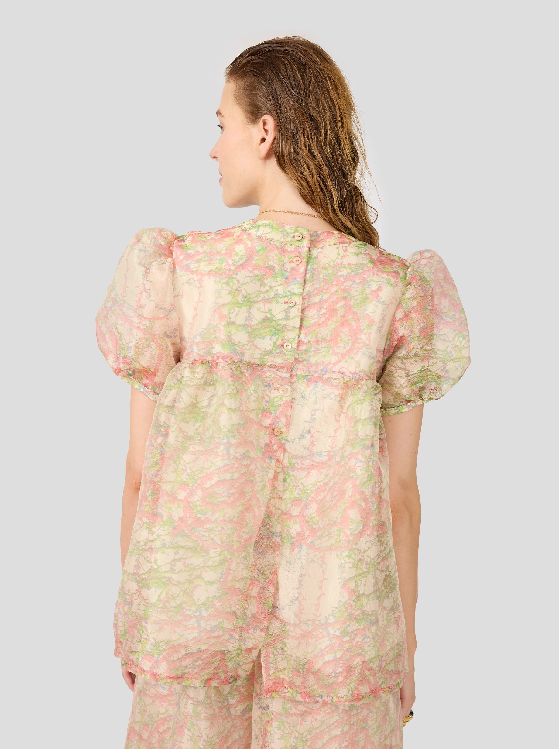 Blouse Gaya en imprimé Spray