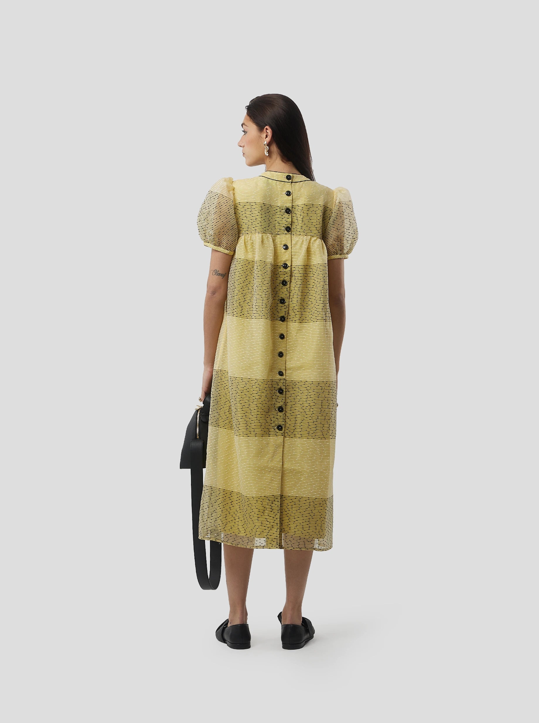 Gaya dress in Thunderbird veil