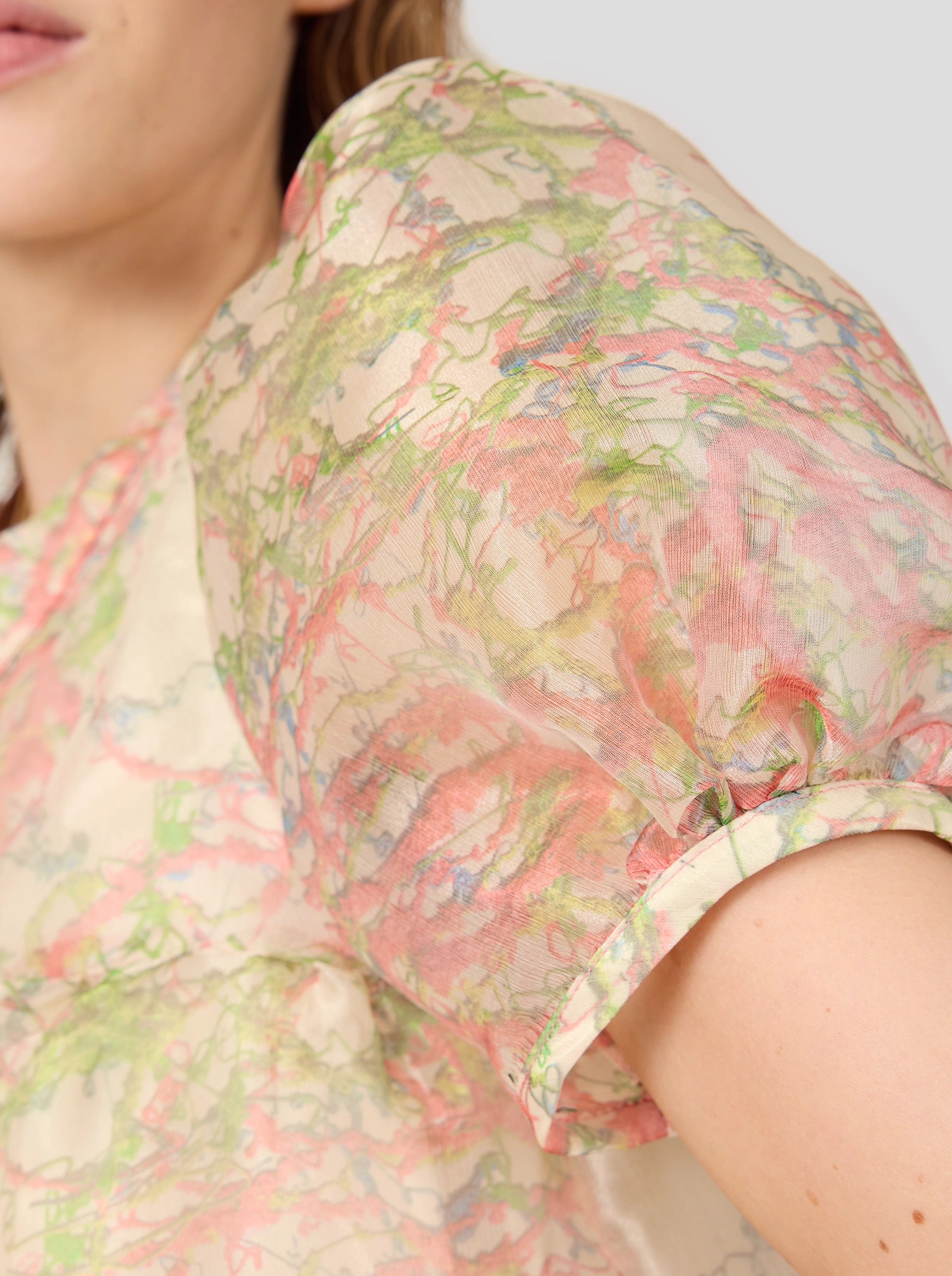 Blouse Gaya en imprimé Spray