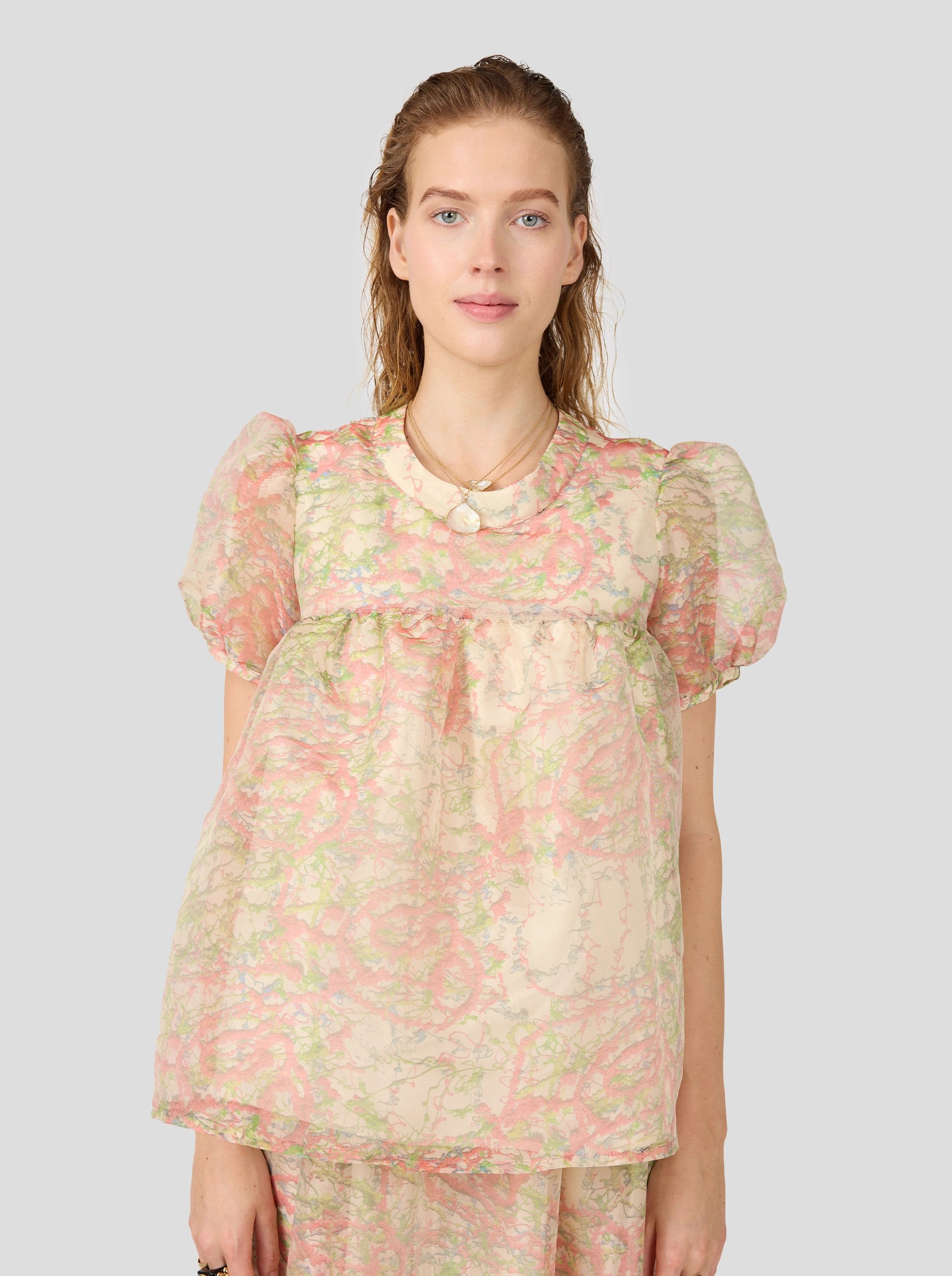 Blouse Gaya en imprimé Spray