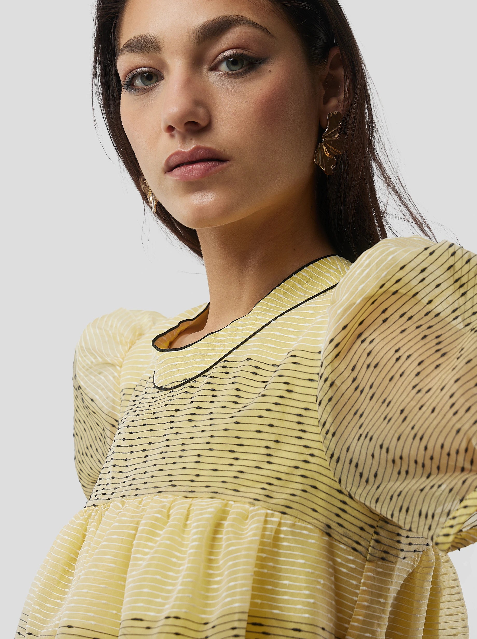 Gaya dress in Thunderbird veil