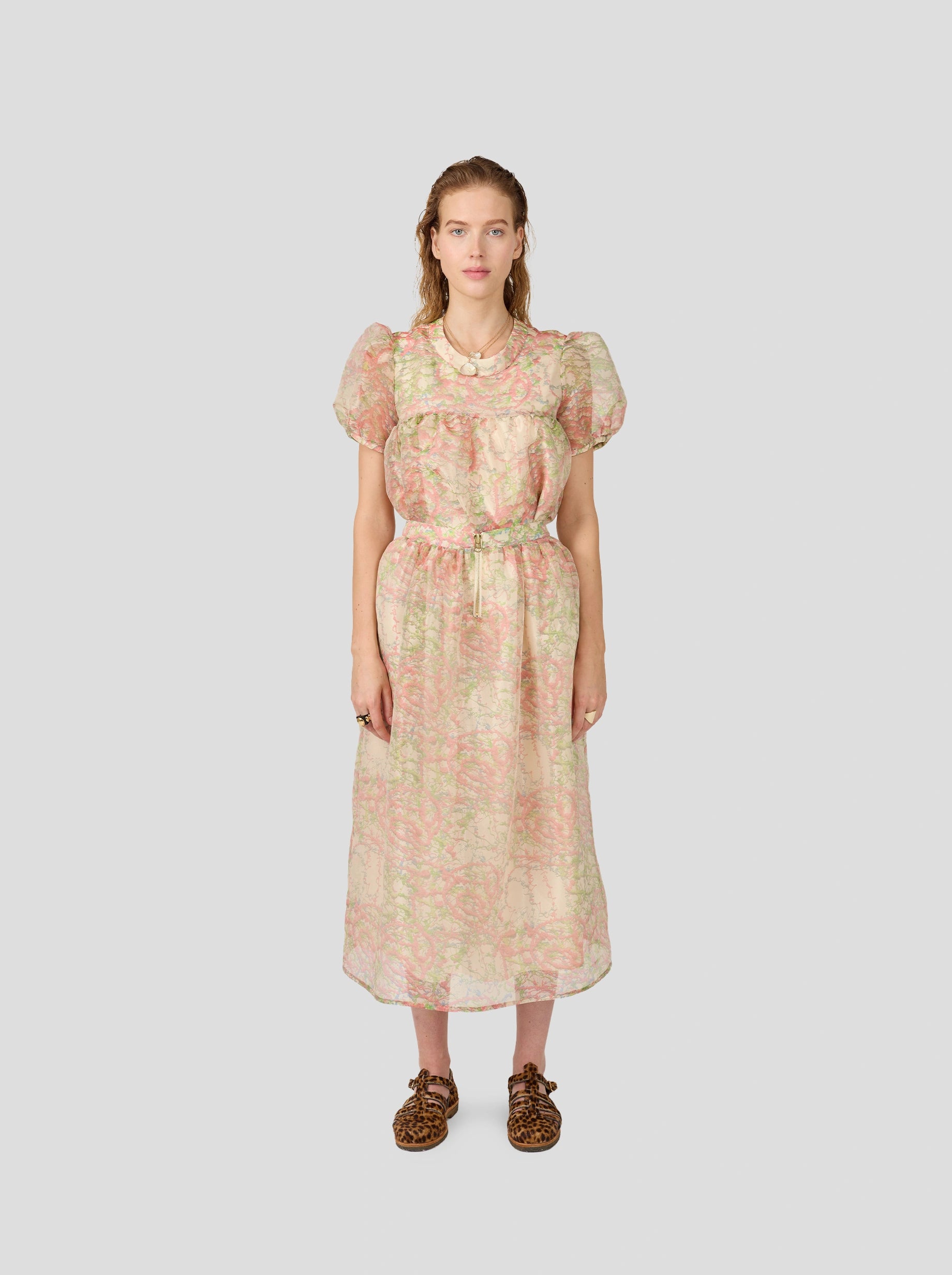 Orso Long Skirt In Spray Print