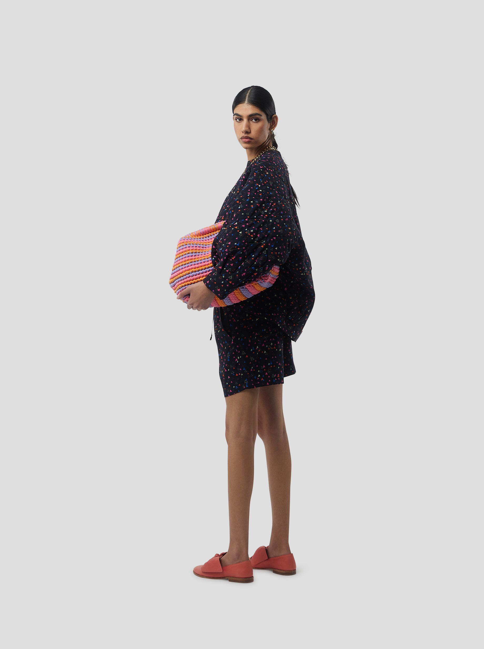 Harlem Jumper in Black Zodiac Print