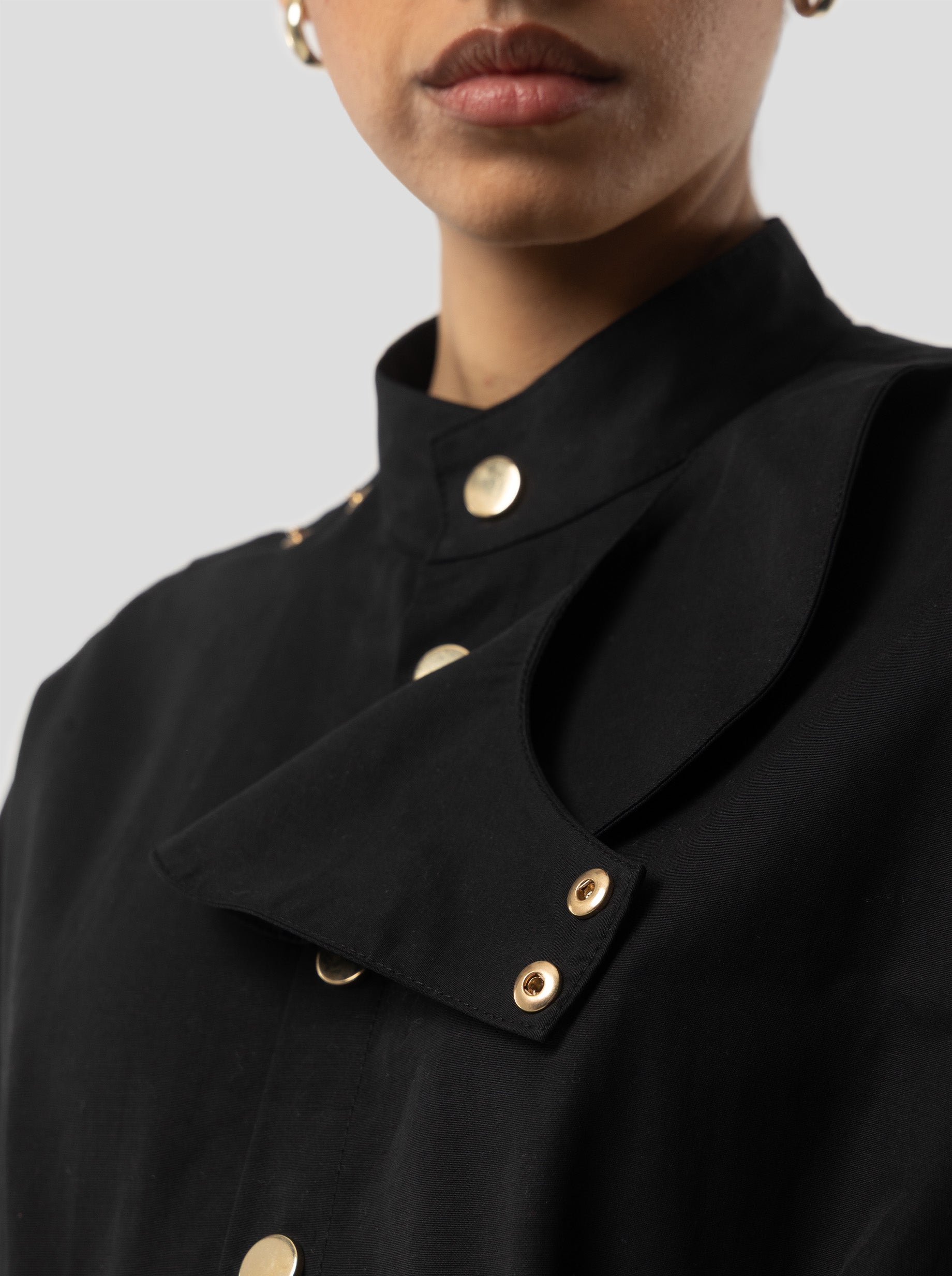 Kurtis Dress in Black Technical Fabric