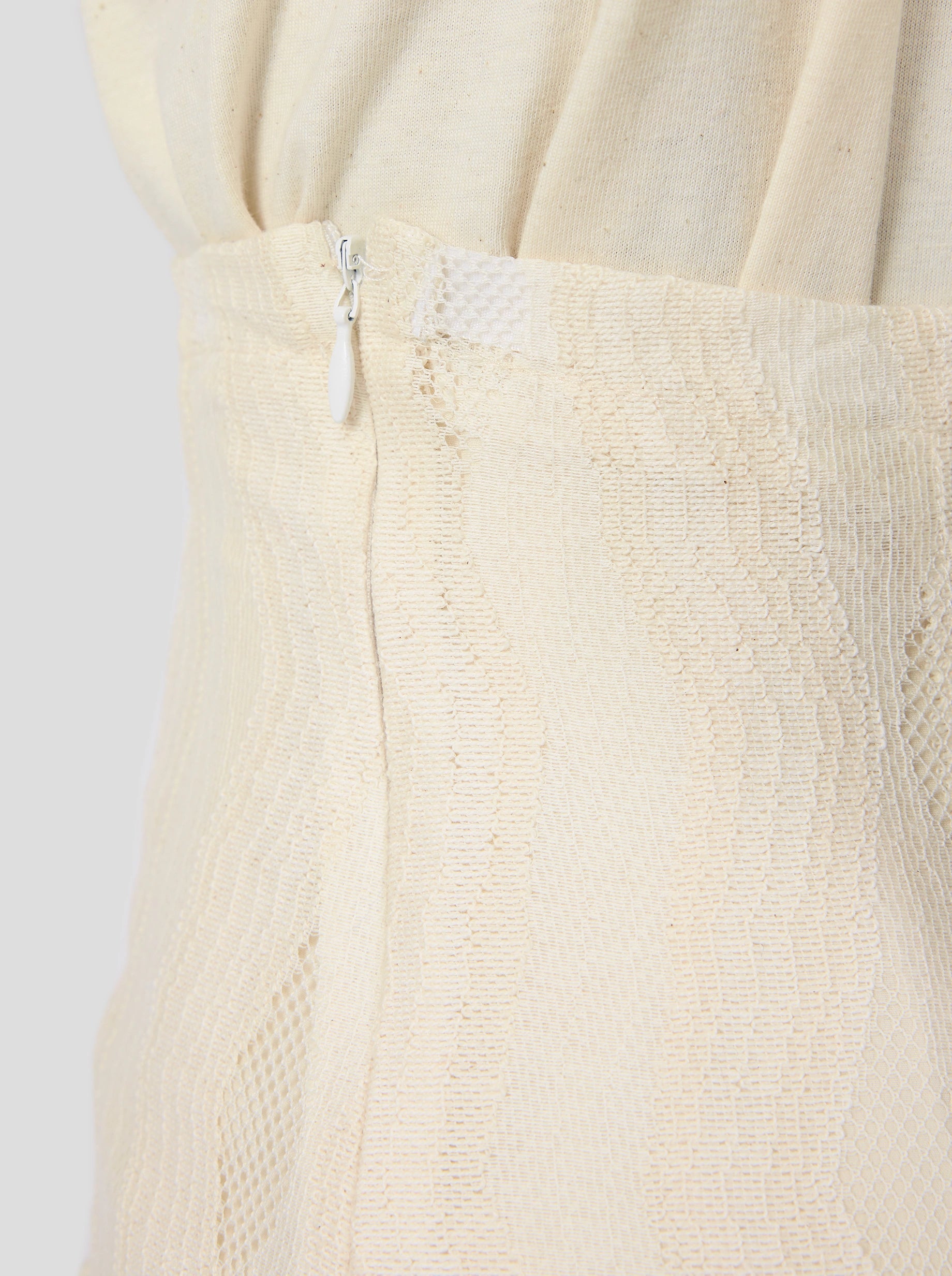 Louma Skirt In Cream Openwork Lace