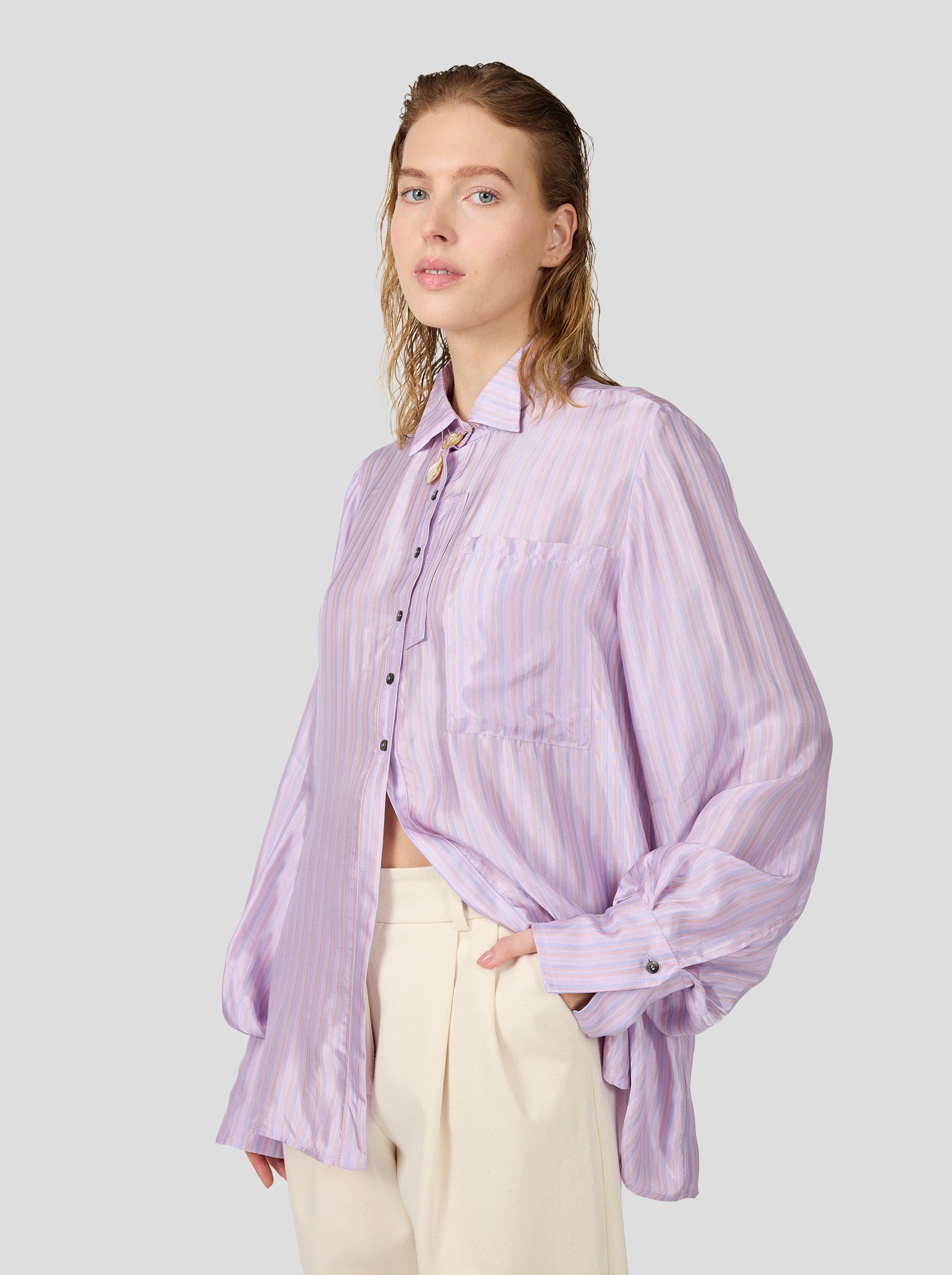 Mogador Shirt in Misty Stripes