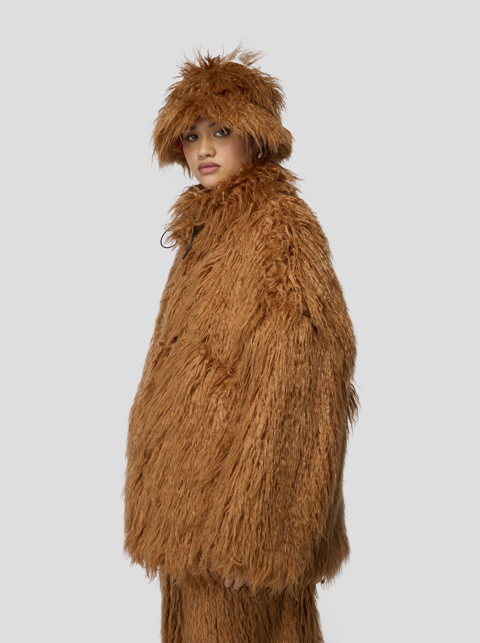 Polaire Glazer in Fire Grizzly fur