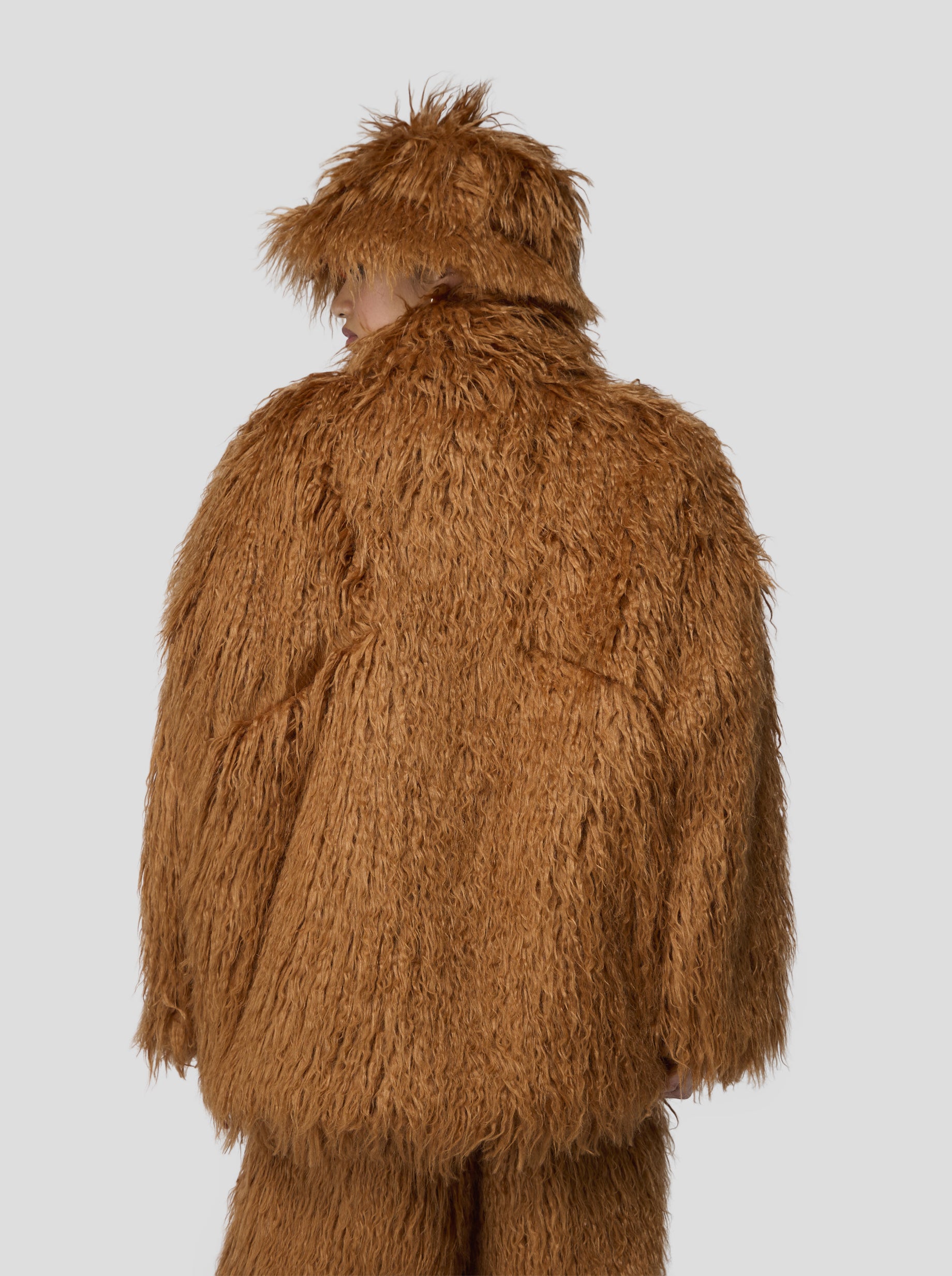 Polaire Glazer in Fire Grizzly fur