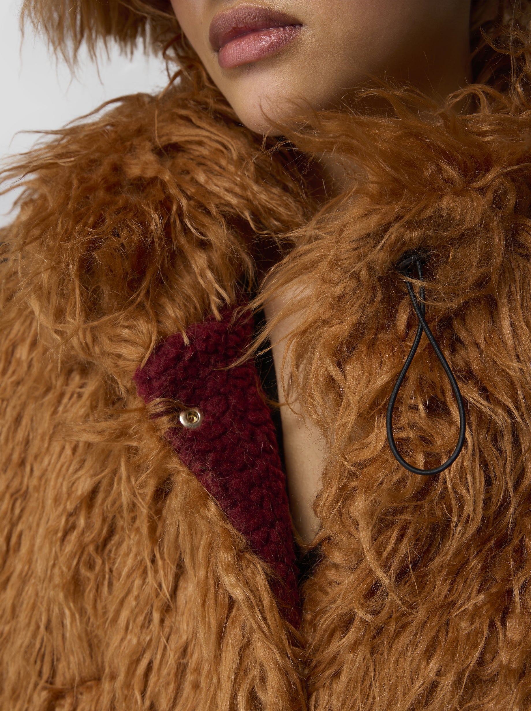 Polaire Glazer in Fire Grizzly fur