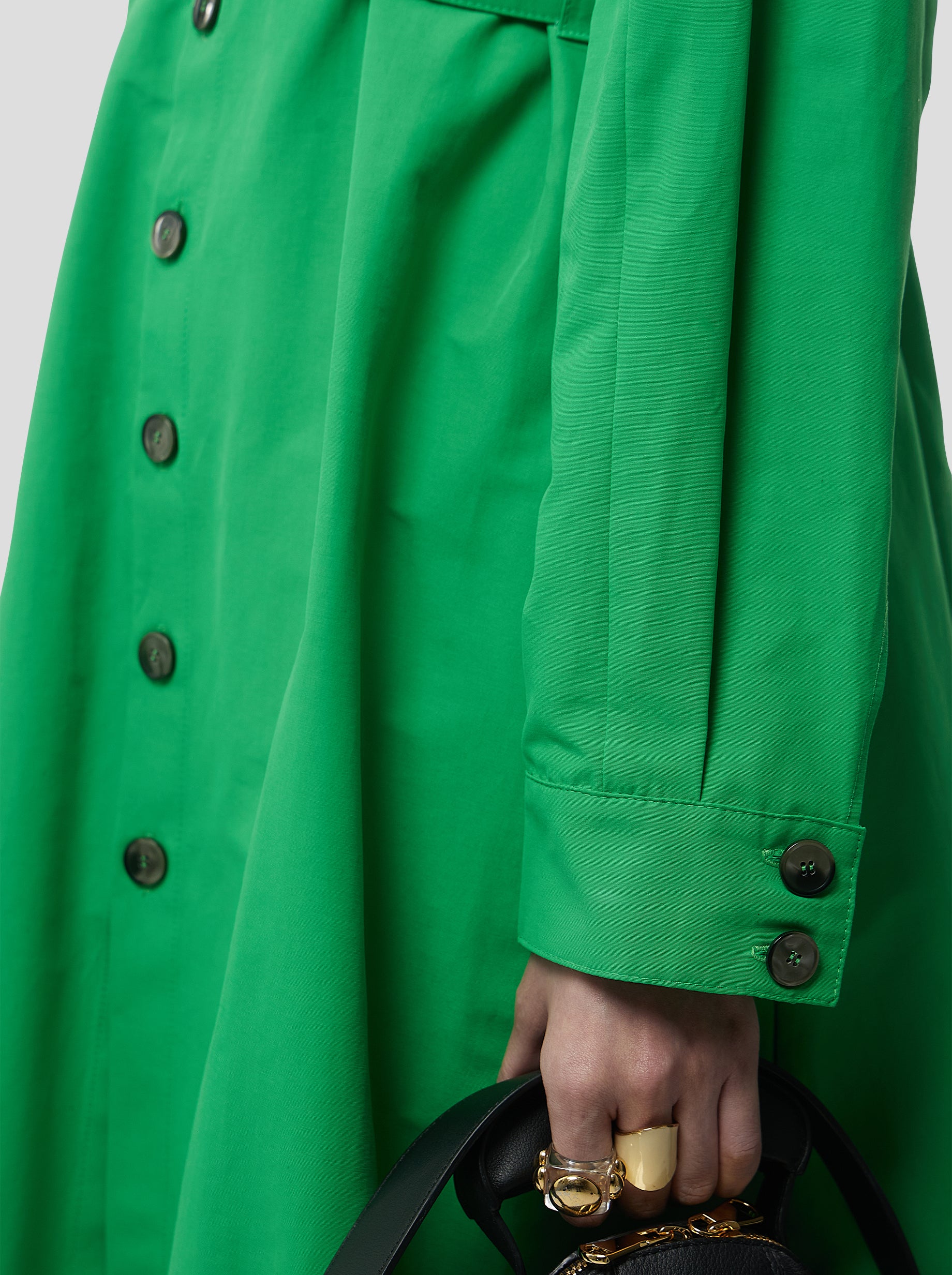 Kurtis Dress in Soft technical fabric in Kelly Green