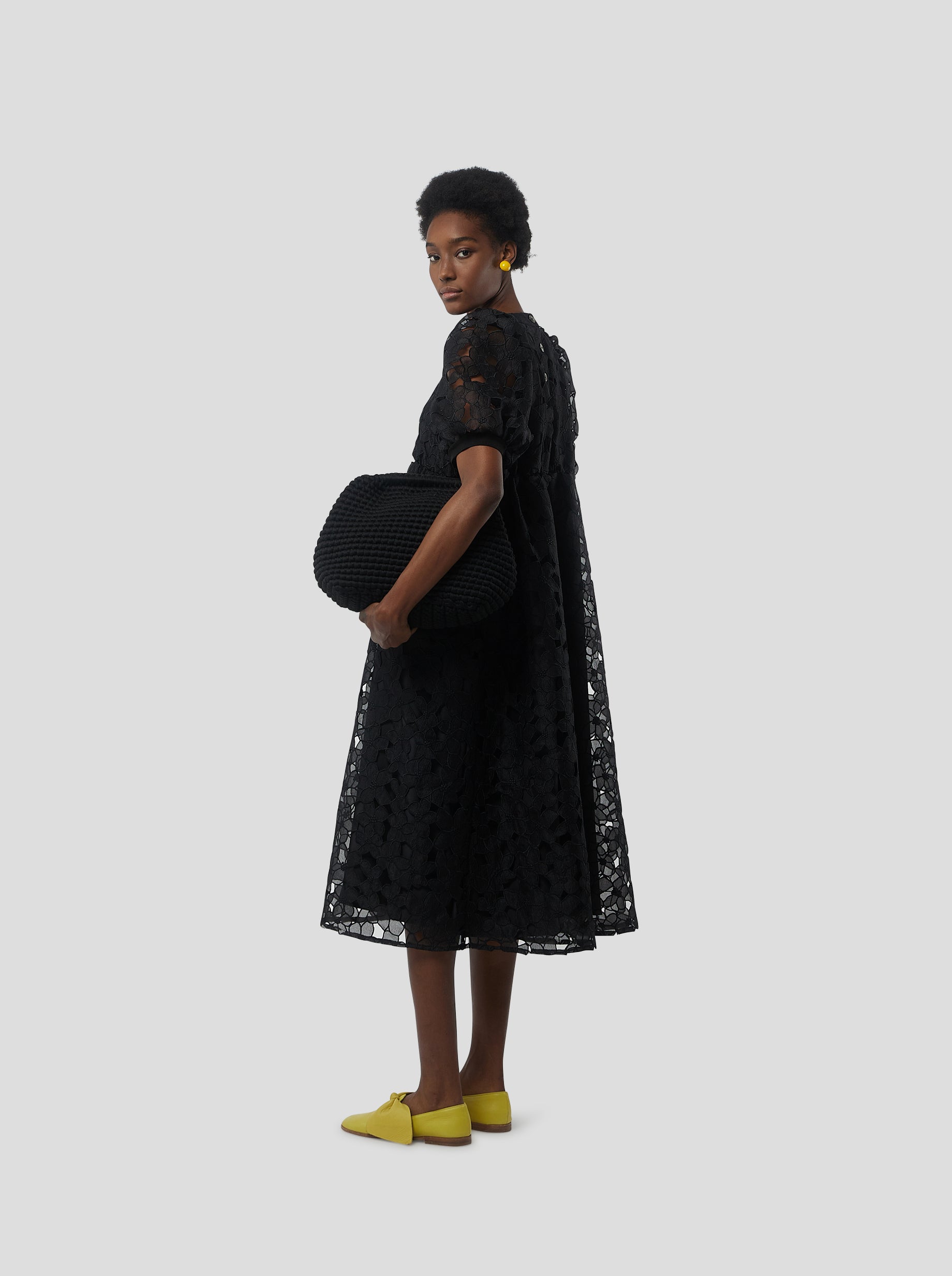 Martha dress in Laurier brulé