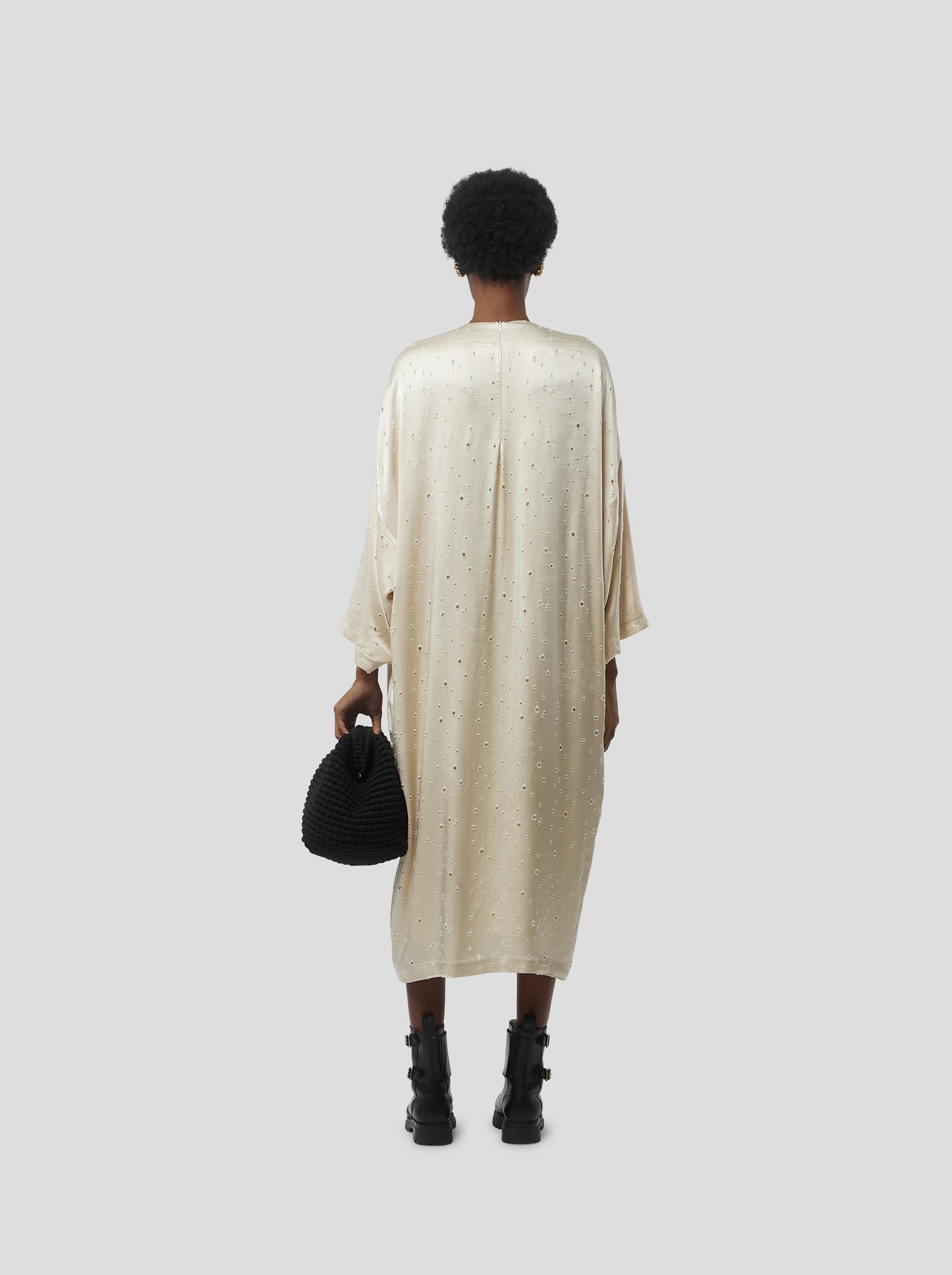 Milo Dress in Saboté Moon Voile