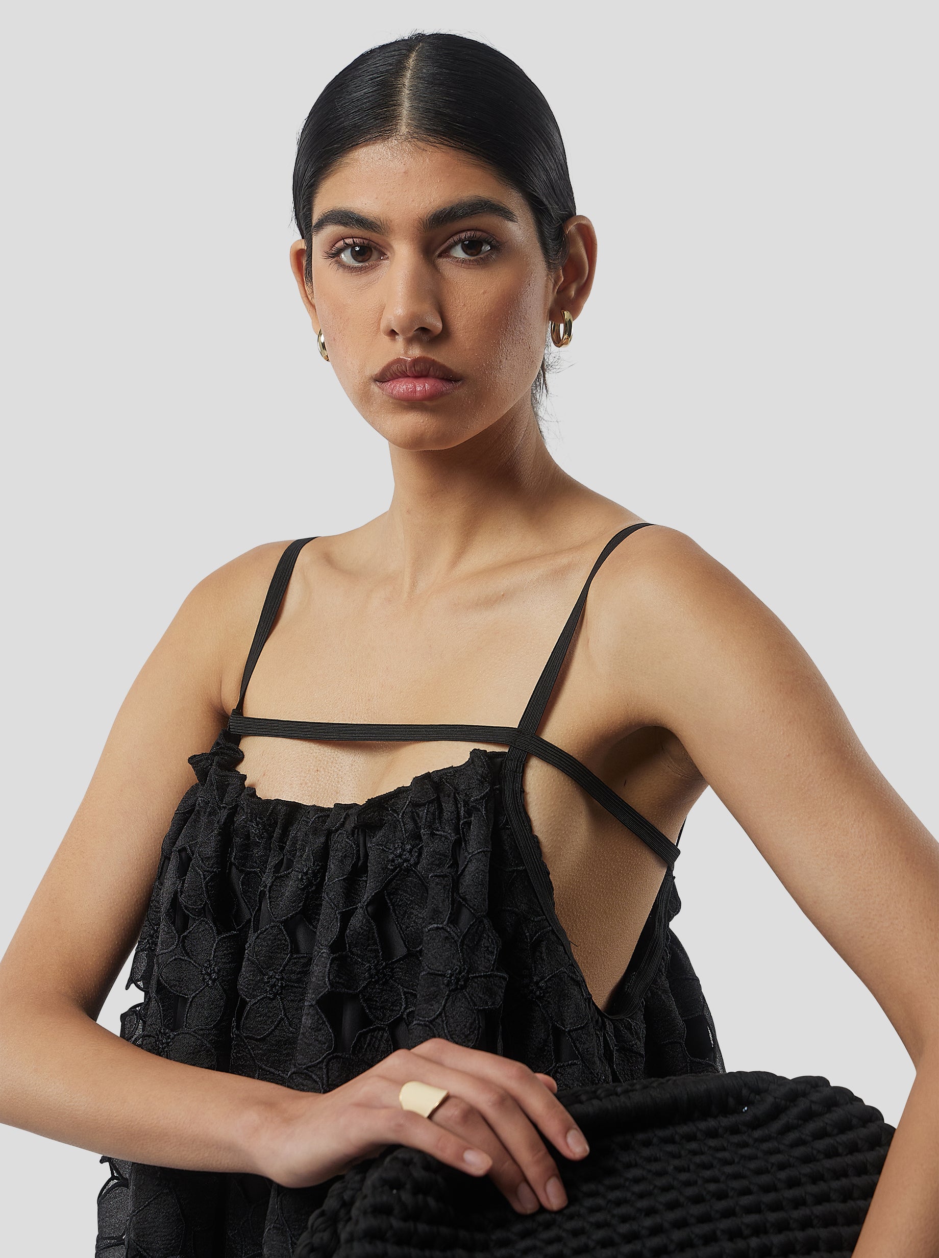 Vickie dress in Laurier brulé