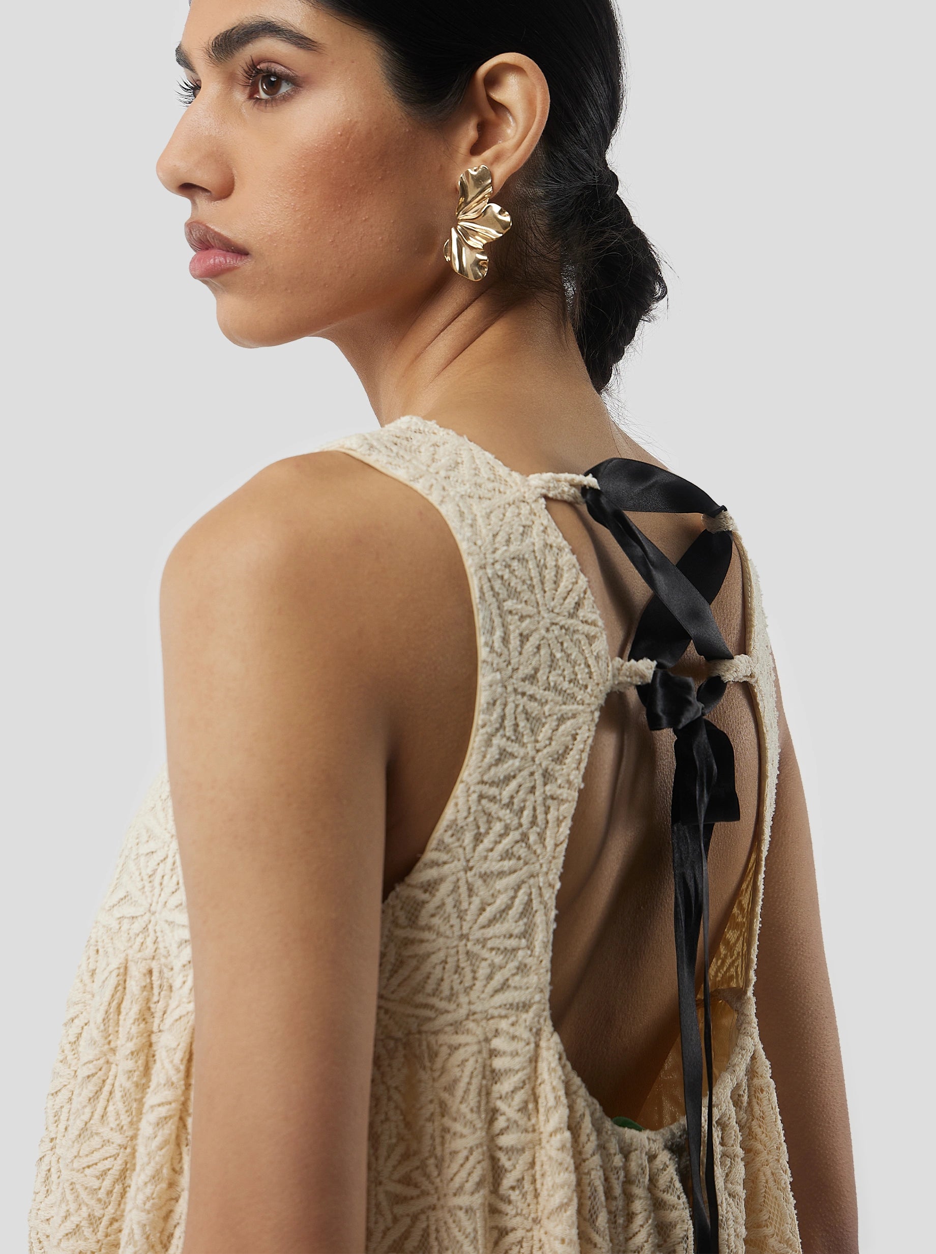 Sperone Dress in Shooting Stars lace