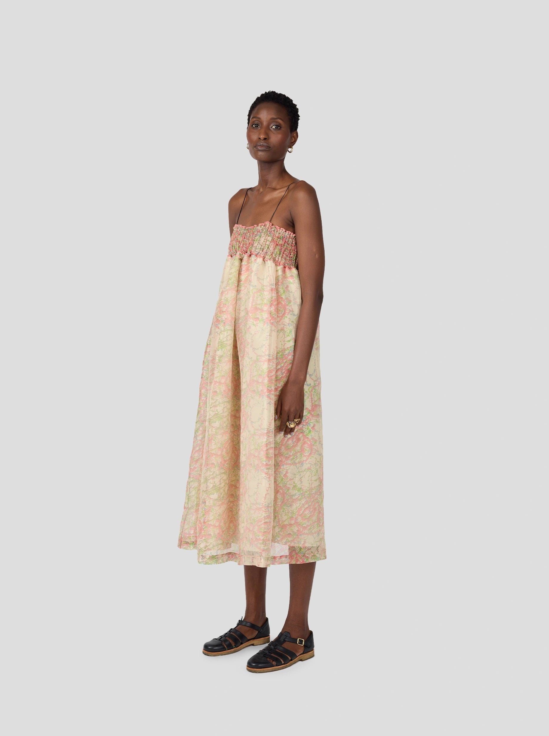 Robe Tamara en imprimé Spray