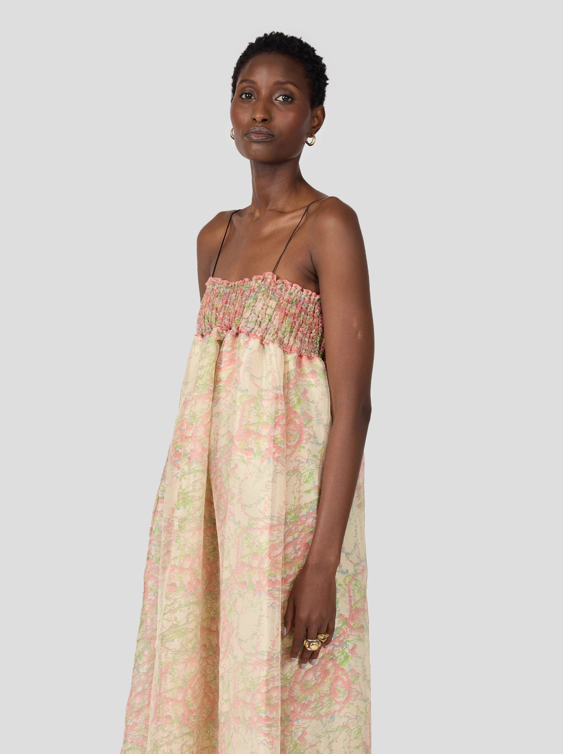 Robe Tamara en imprimé Spray