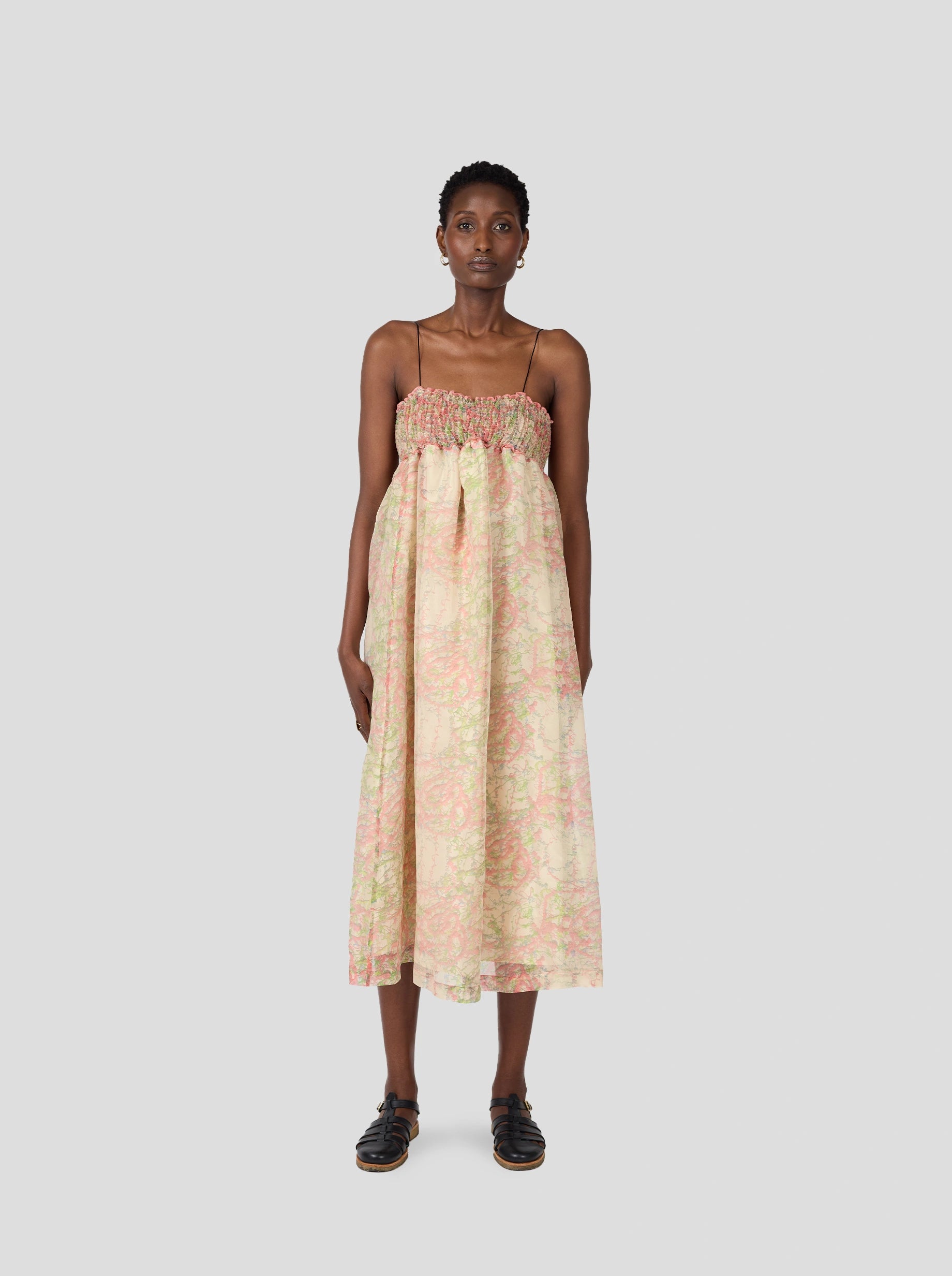 Robe Tamara en imprimé Spray