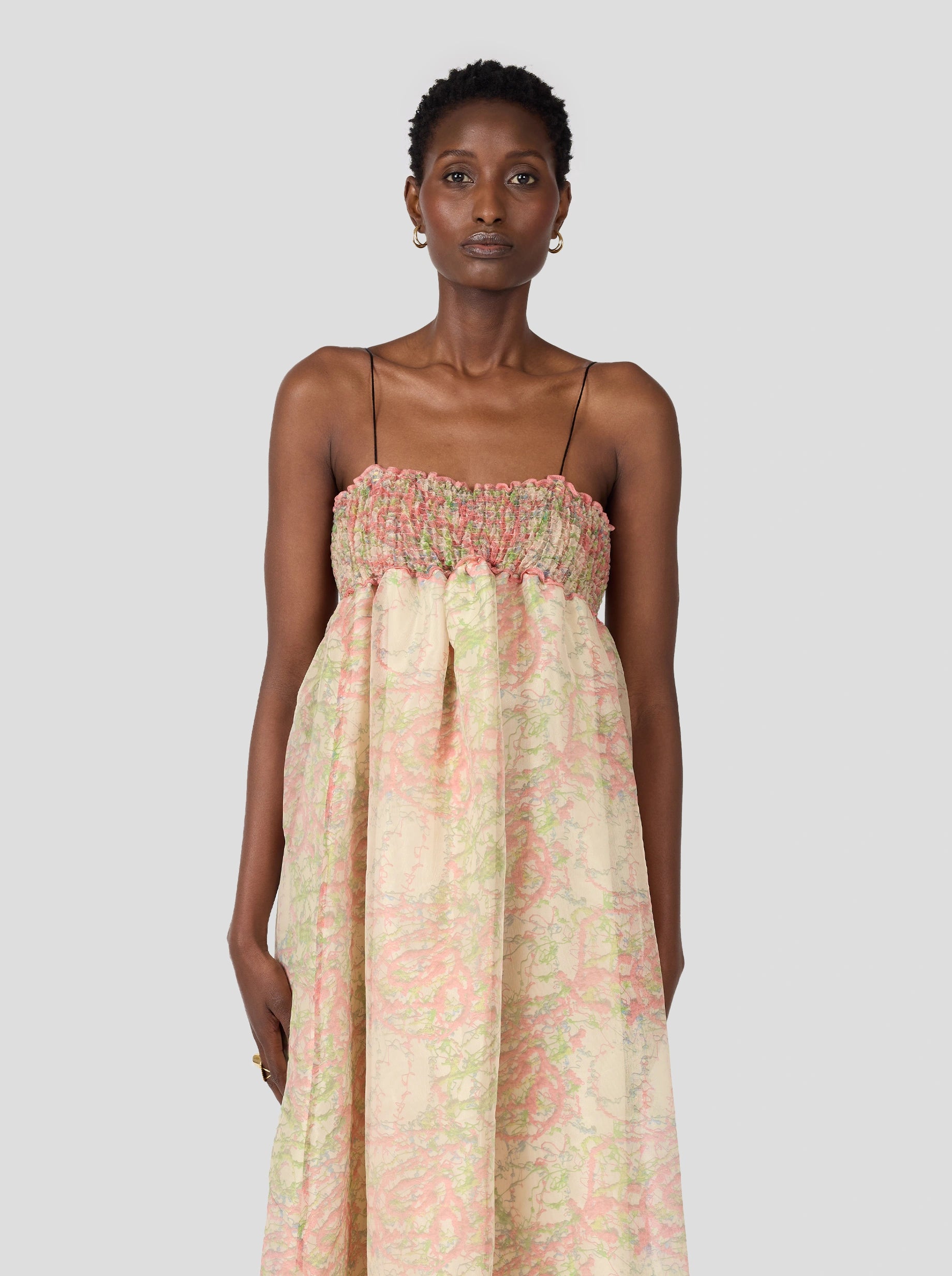 Robe Tamara en imprimé Spray