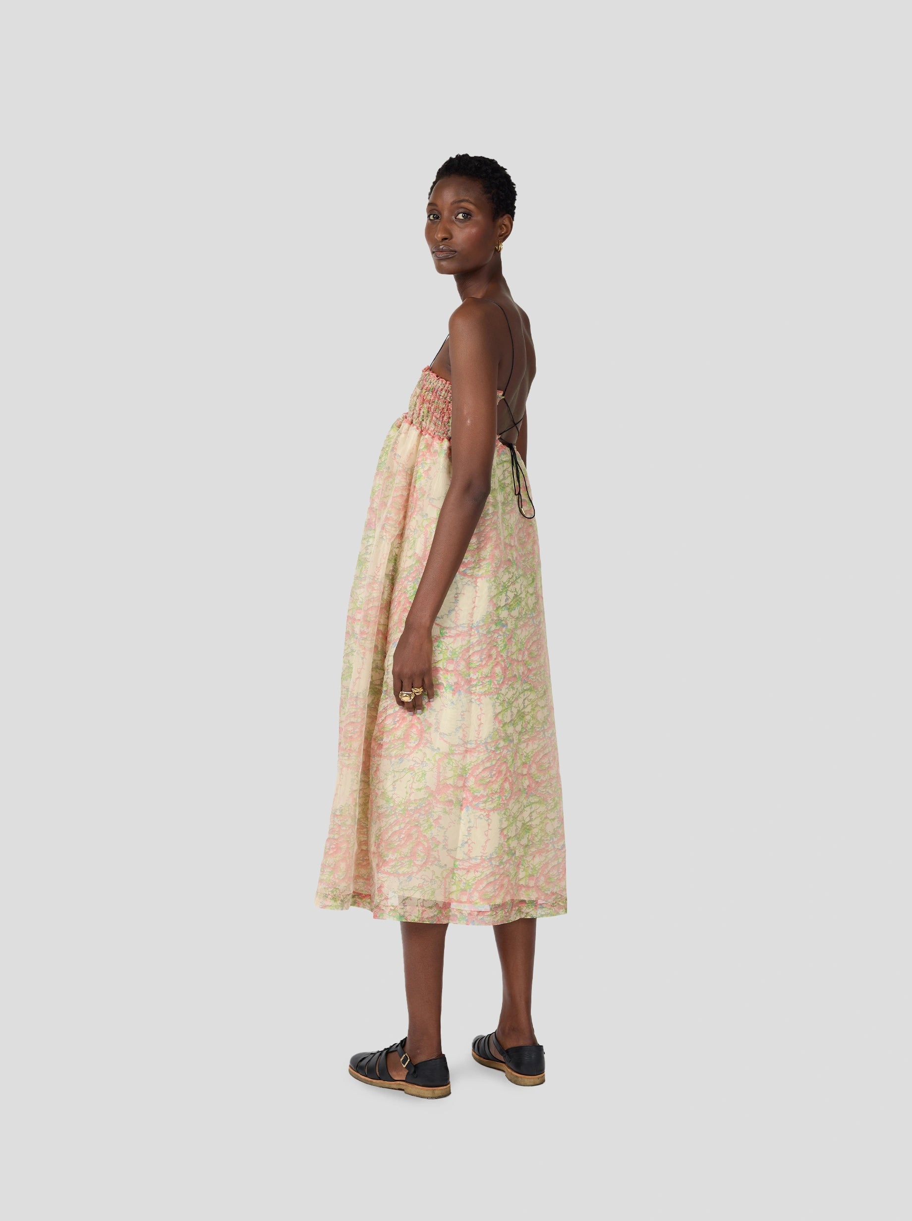 Robe Tamara en imprimé Spray