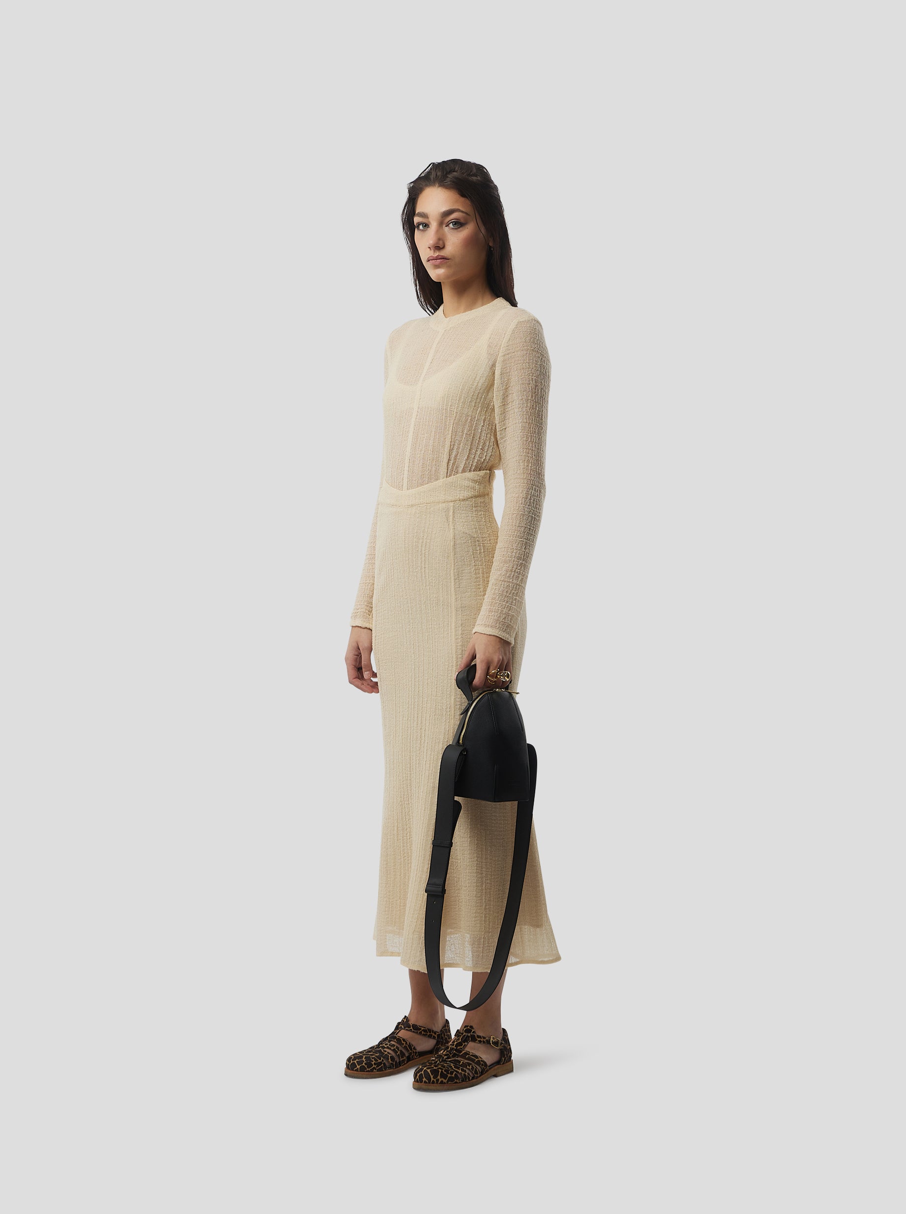 Nas skirt in Sand salted voile